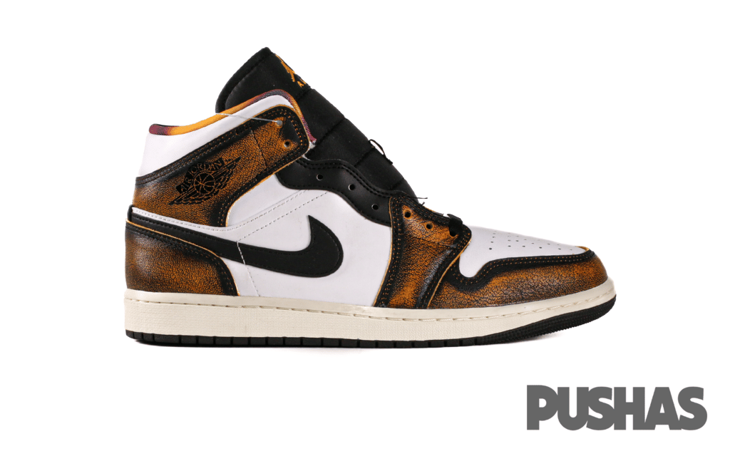Air Jordan 1 Mid Wear - Away Yellow (2022)