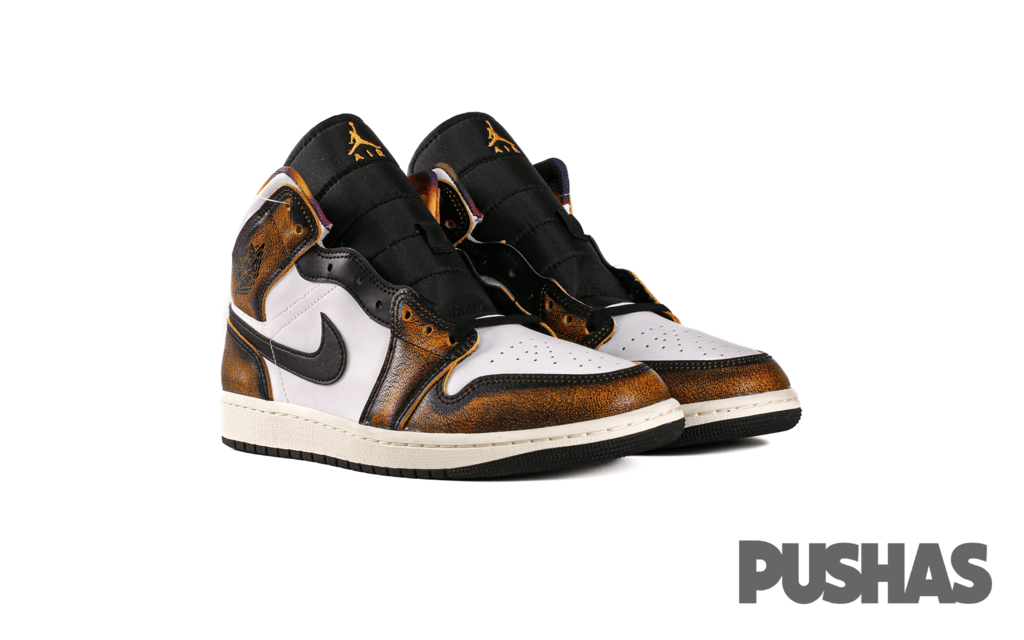 Air Jordan 1 Mid Wear - Away Yellow (2022)