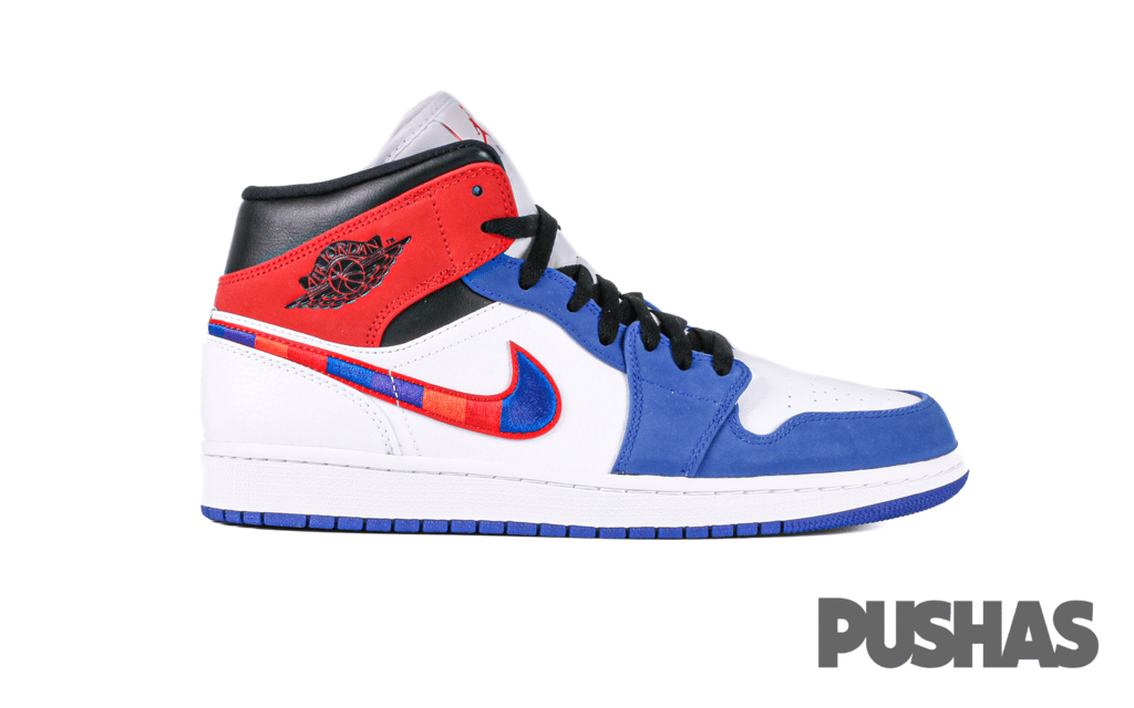 Air Jordan 1 Mid Multi - Color Swoosh (2022)