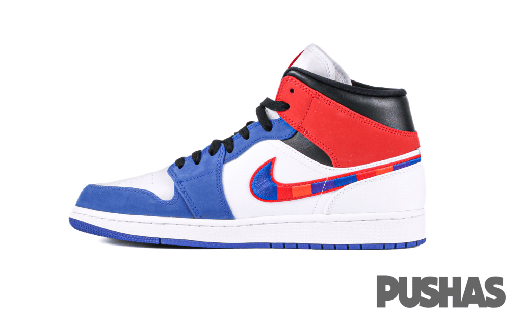 Air Jordan 1 Mid Multi - Color Swoosh (2022)