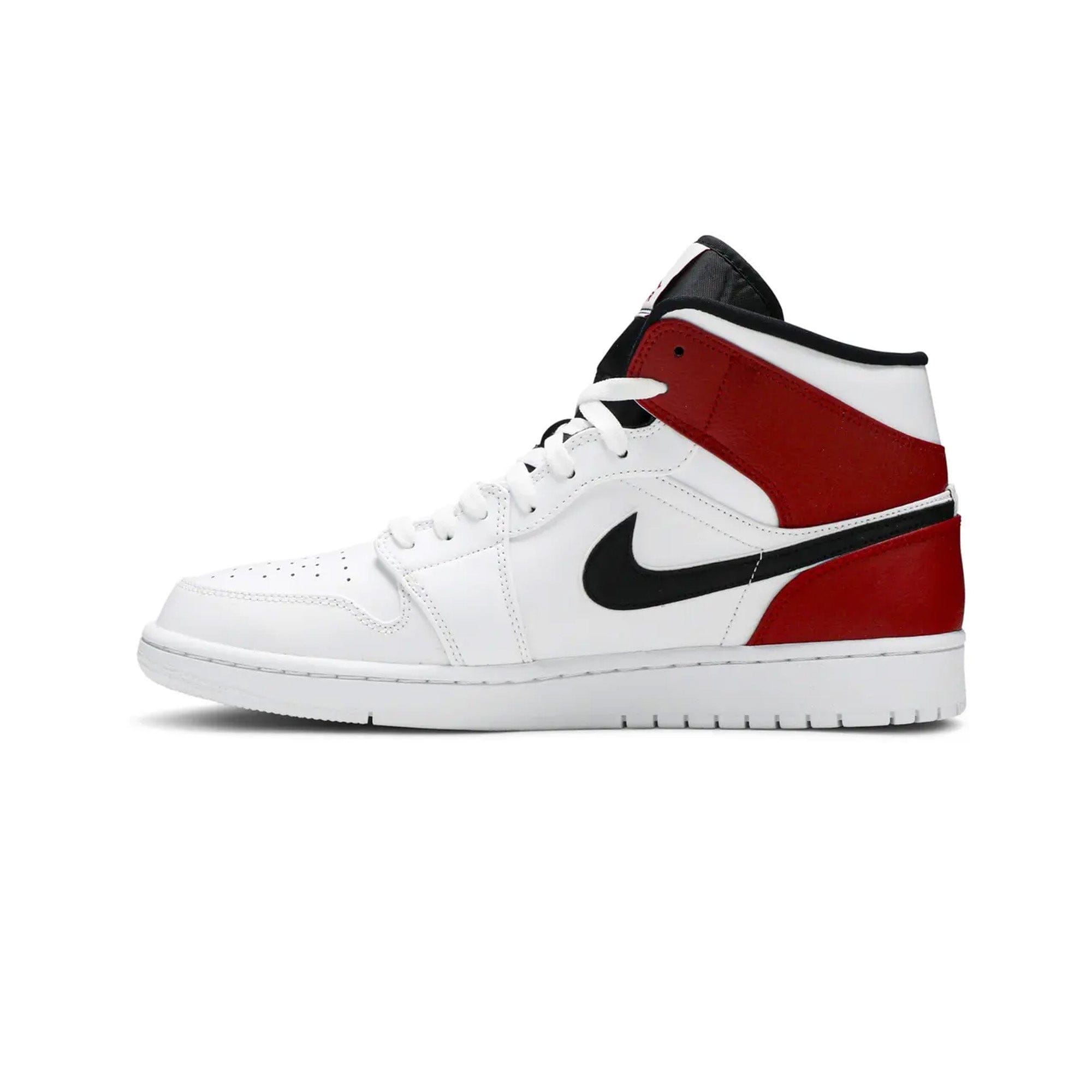 Air Jordan 1 Mid White Black Gym Red (2019)