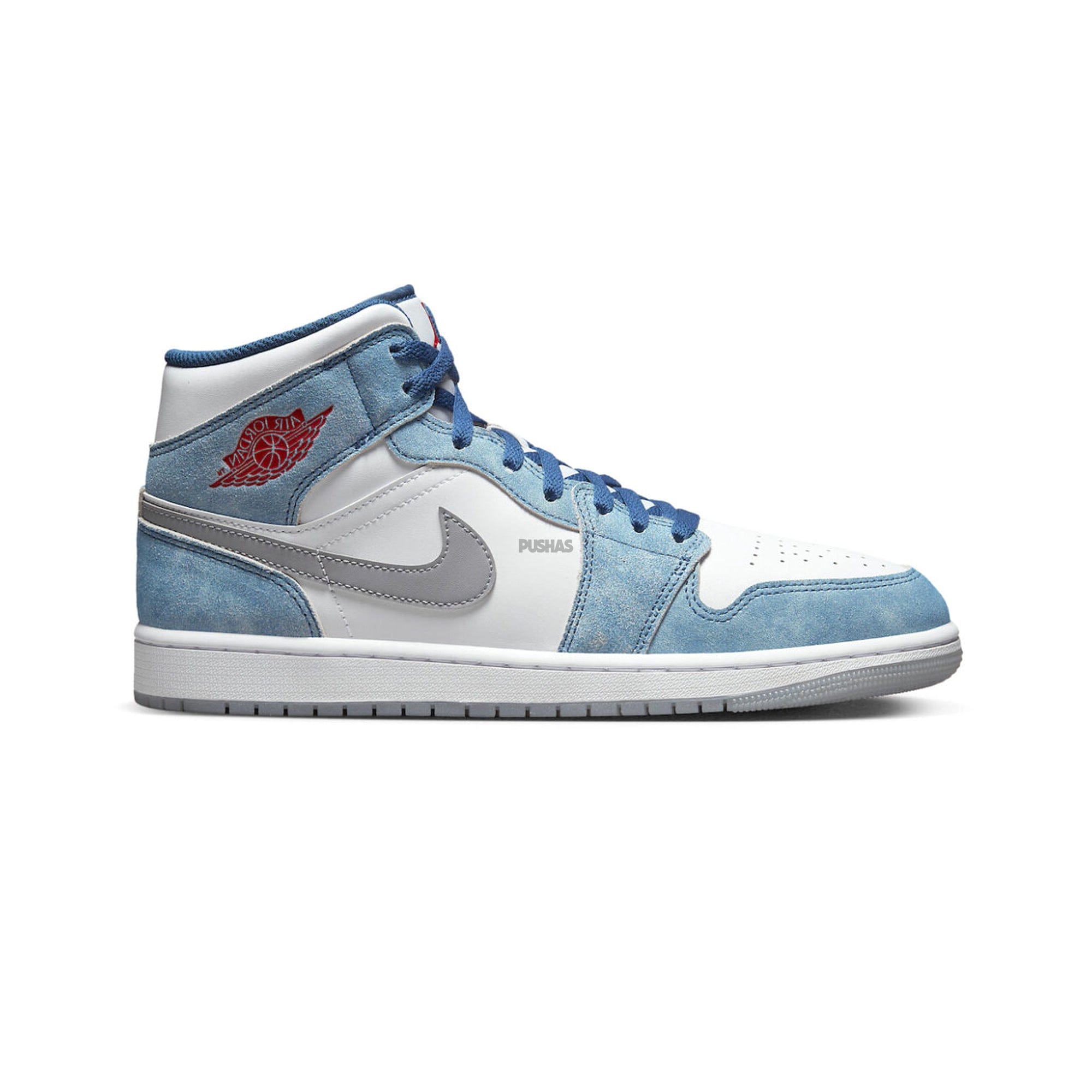 Air Jordan 1 Mid French Blue Fire Red (2022)