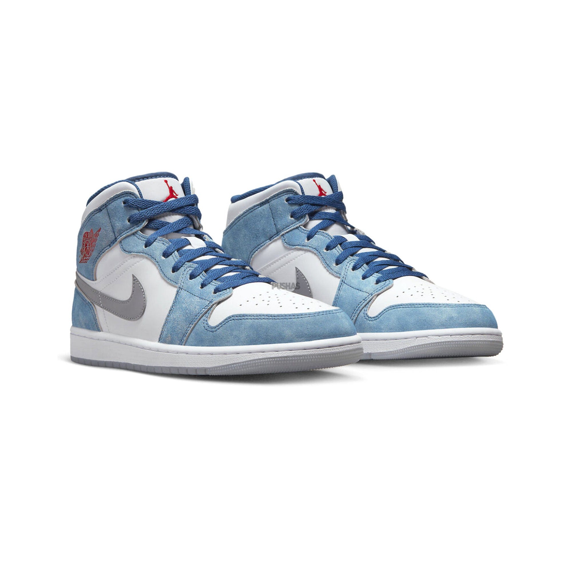 Air Jordan 1 Mid French Blue Fire Red (2022)