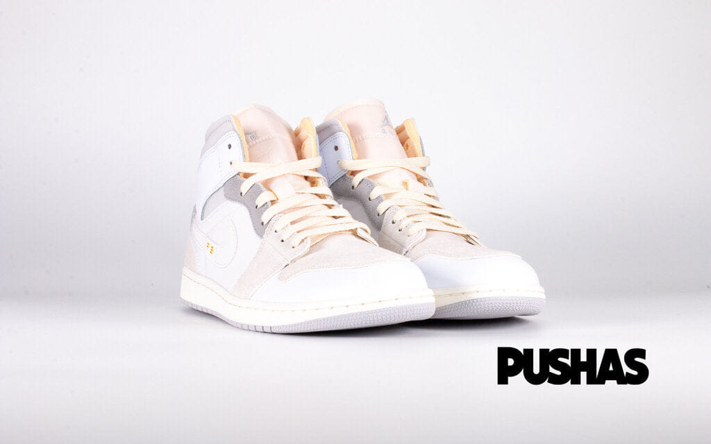 Air Jordan 1 Mid SE Craft Inside Out White Grey (2022)