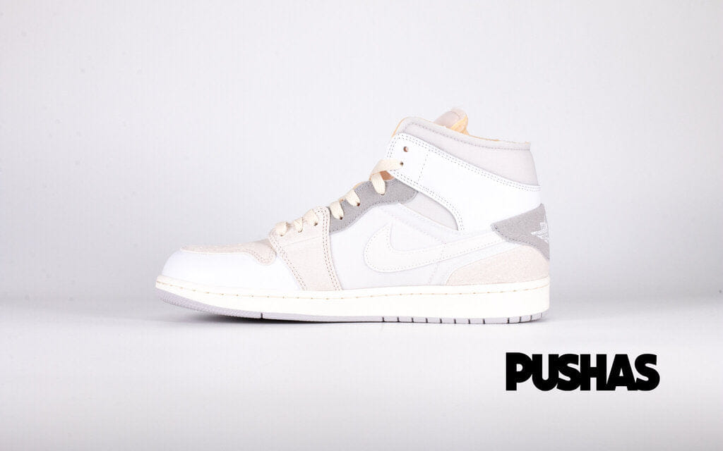 Air Jordan 1 Mid SE Craft Inside Out White Grey (2022)