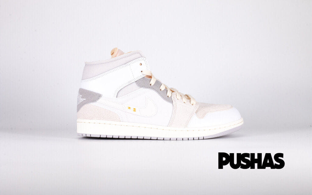 Air Jordan 1 Mid SE Craft Inside Out White Grey (2022)