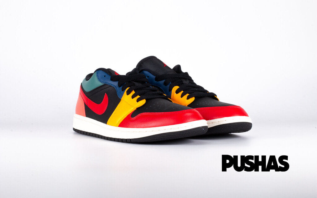 Air Jordan 1 Low Black Multi Taxi W (2022)