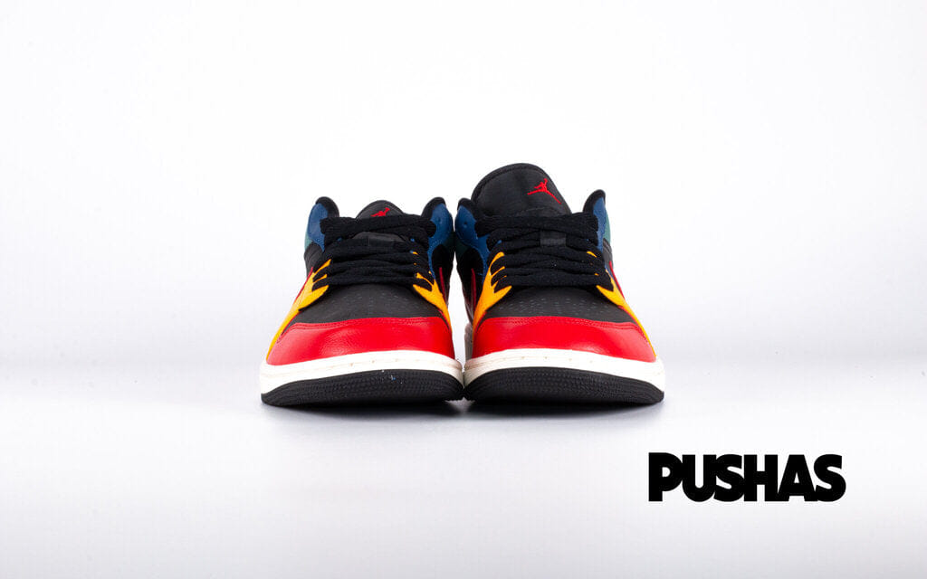 Air Jordan 1 Low Black Multi Taxi W (2022)
