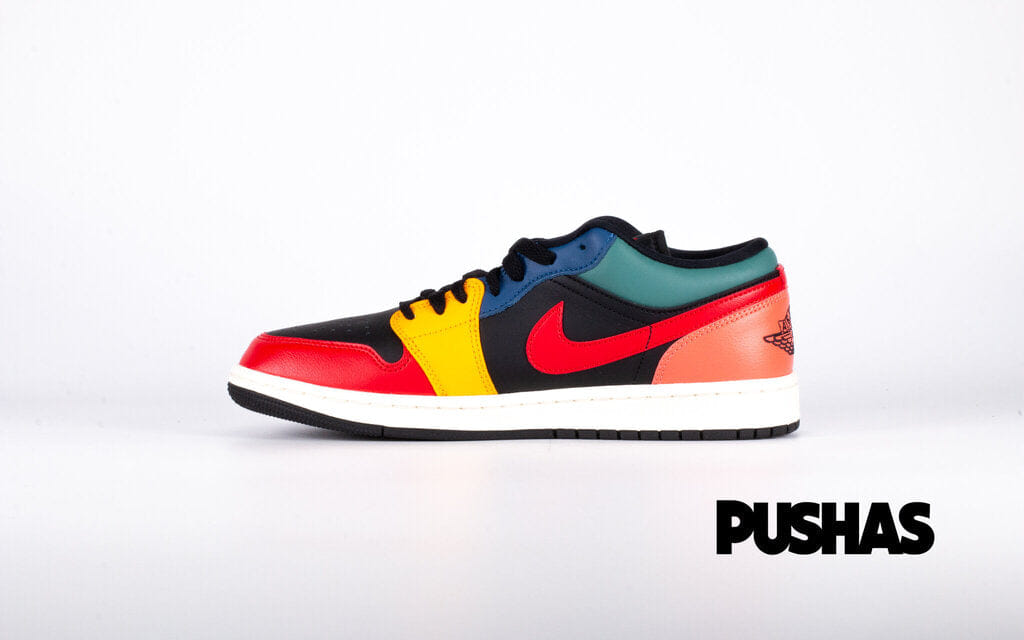Air Jordan 1 Low Black Multi Taxi W (2022)