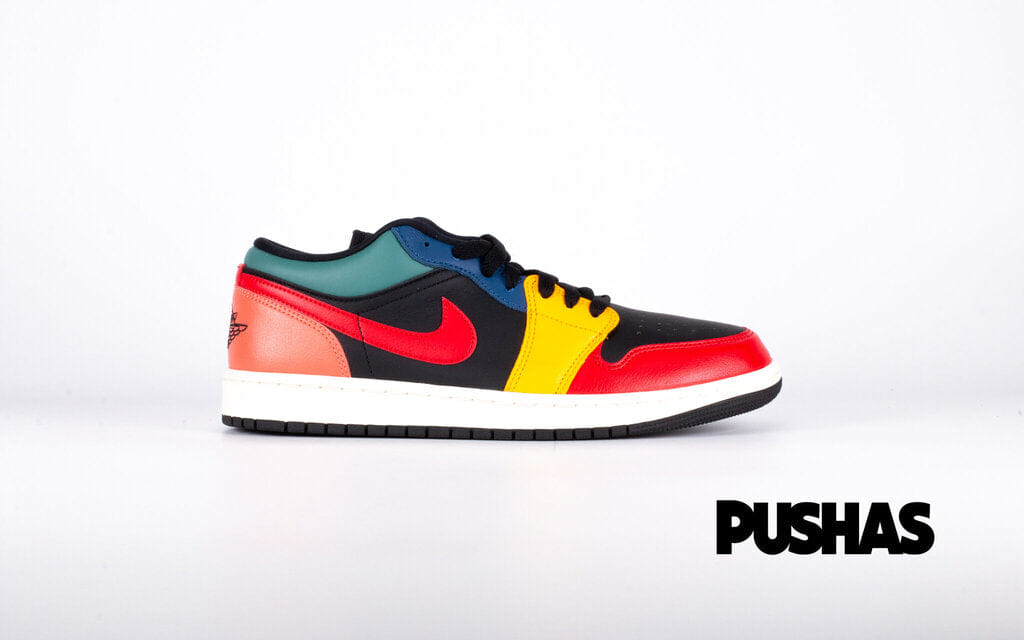 Air Jordan 1 Low Black Multi Taxi W (2022)