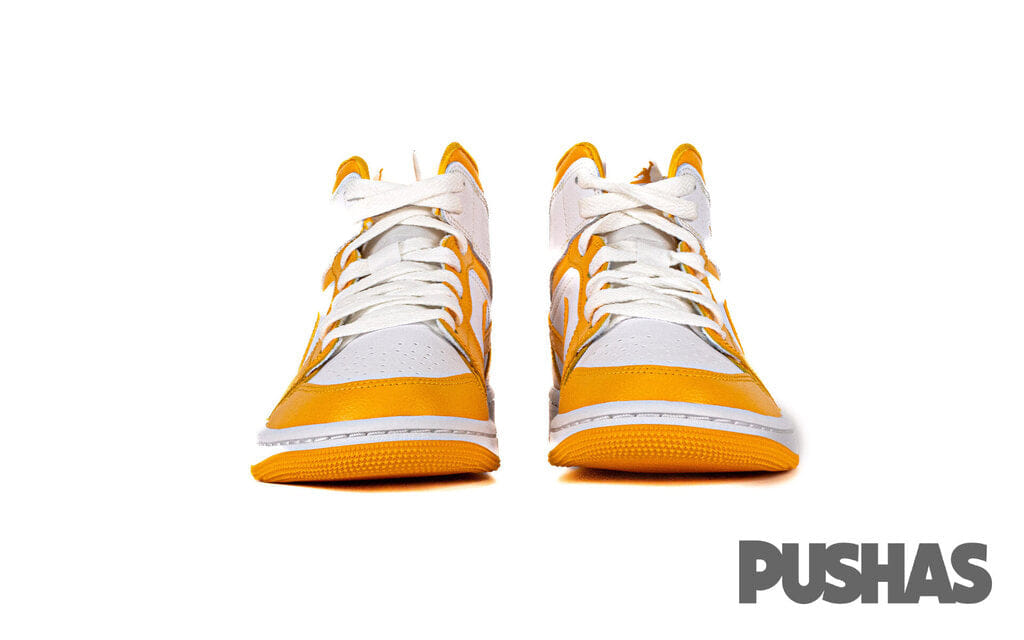 Air Jordan 1 Mid White/University Gold Women's (2022)
