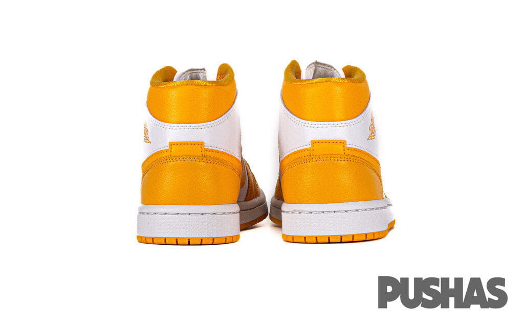Air Jordan 1 Mid White/University Gold Women's (2022)