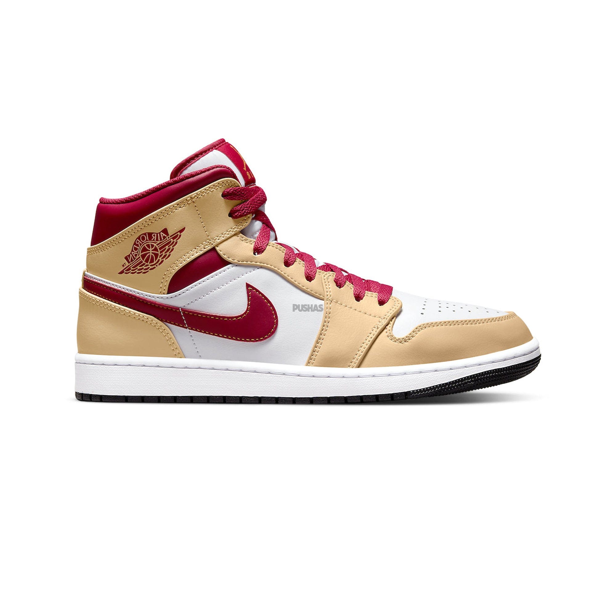 Air Jordan 1 Mid Beige White Red (2022)