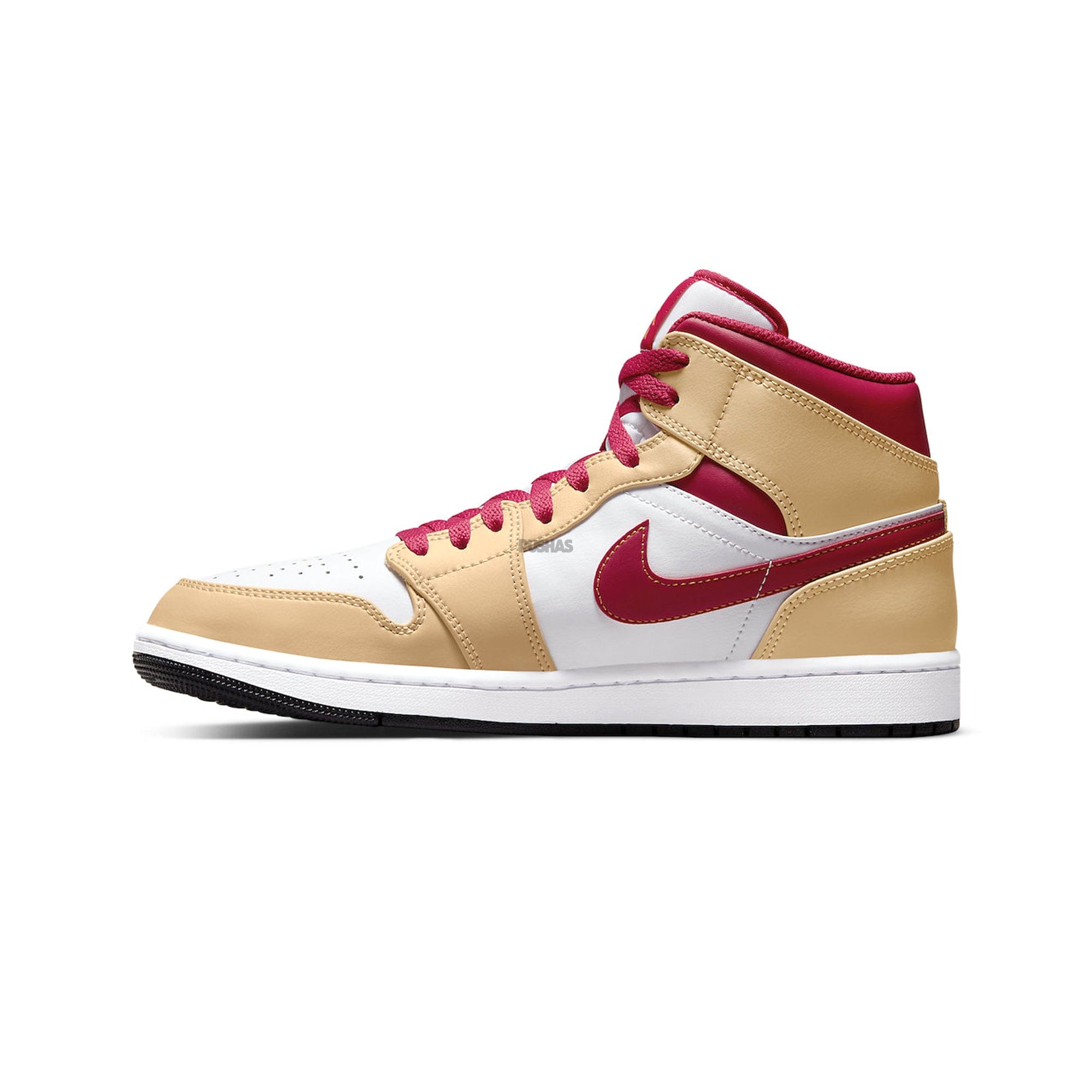 Air Jordan 1 Mid Beige White Red (2022)