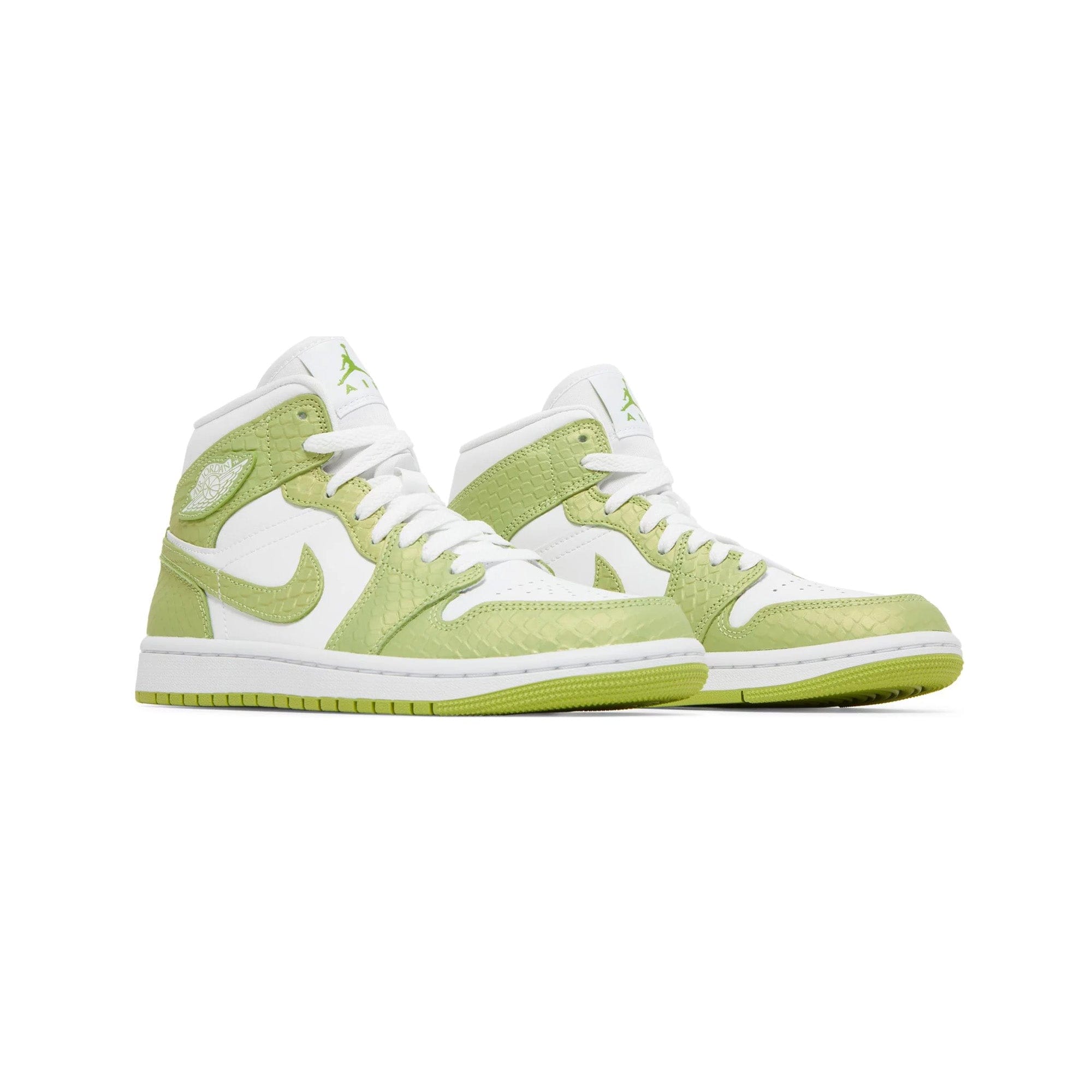 Air Jordan 1 Mid Green Python W (2022)
