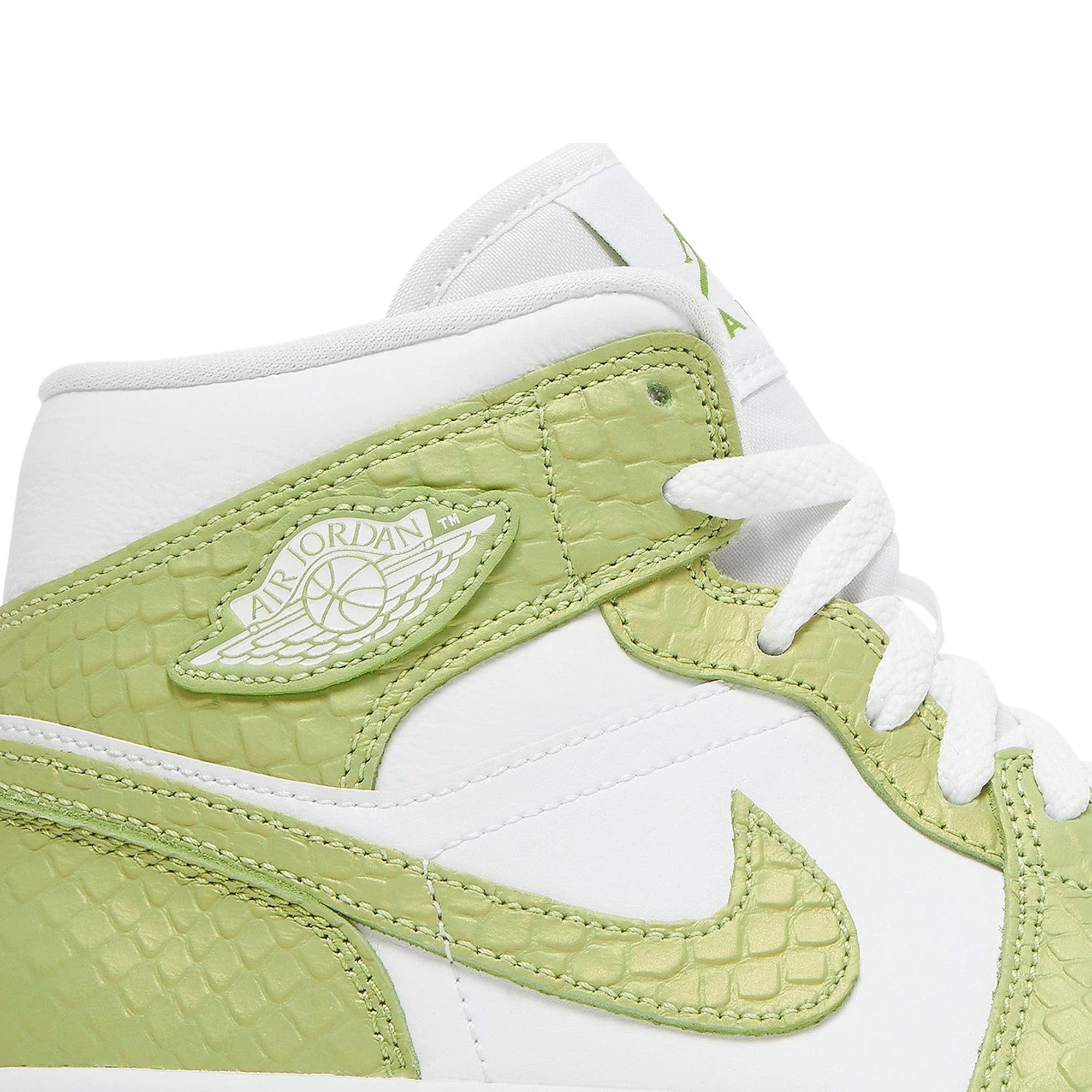 Air Jordan 1 Mid Green Python W (2022)