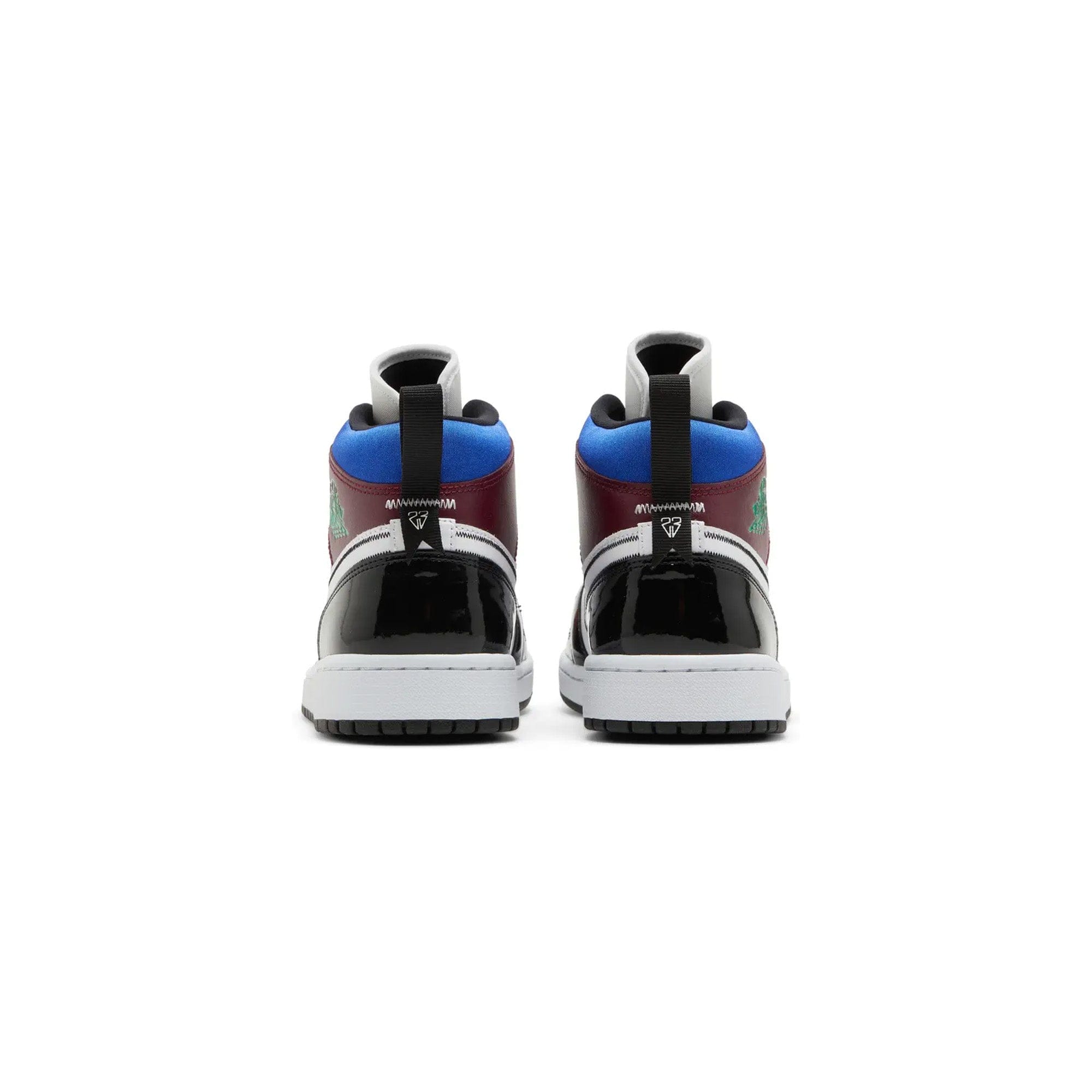 Air Jordan 1 Mid W SE Black White Multi - Color