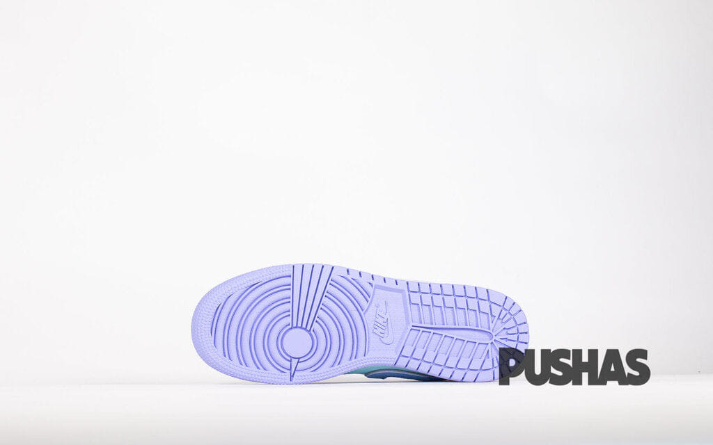Air Jordan 1 Mid Purple Aqua GS