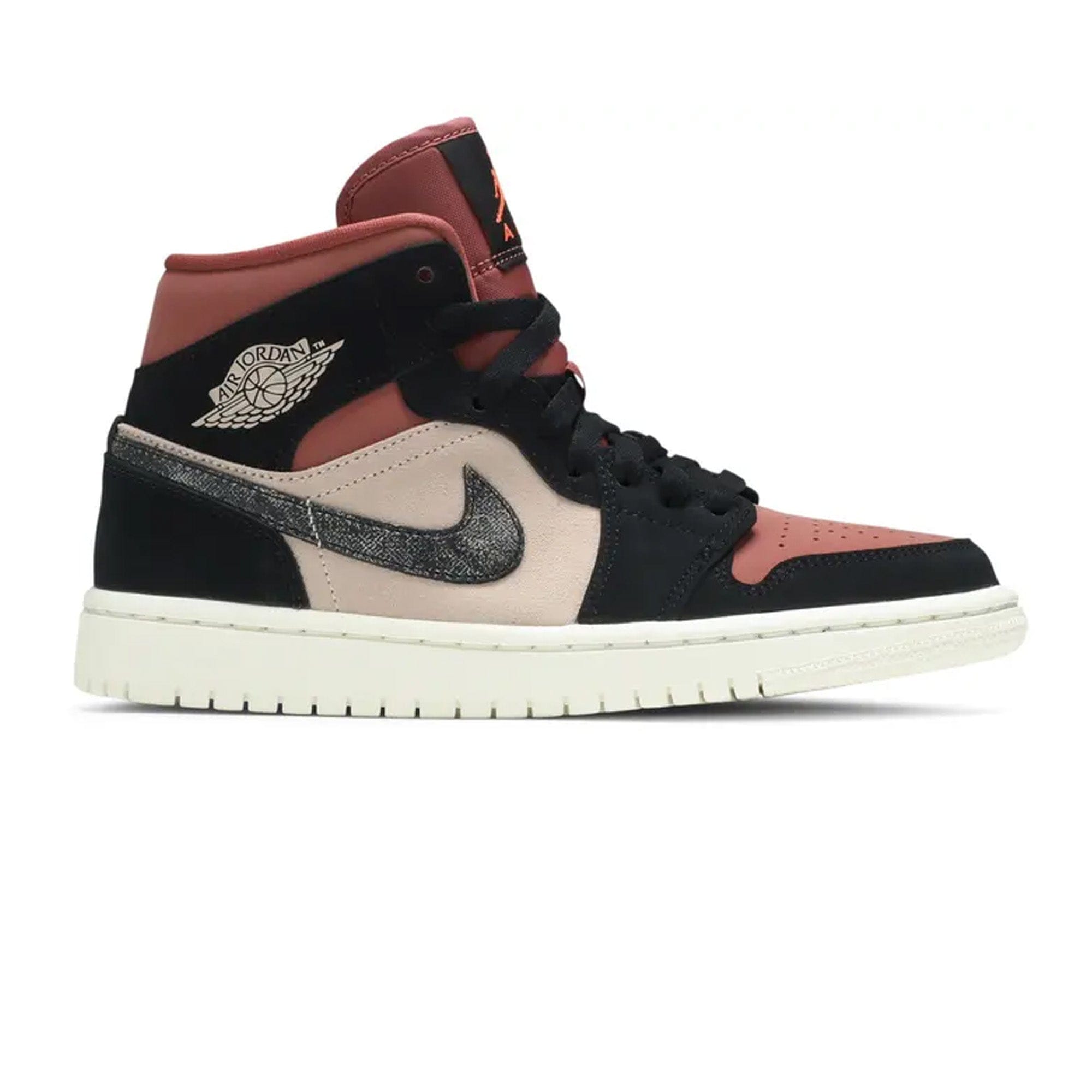 Air Jordan 1 Mid W Burgundy Dusty Pink