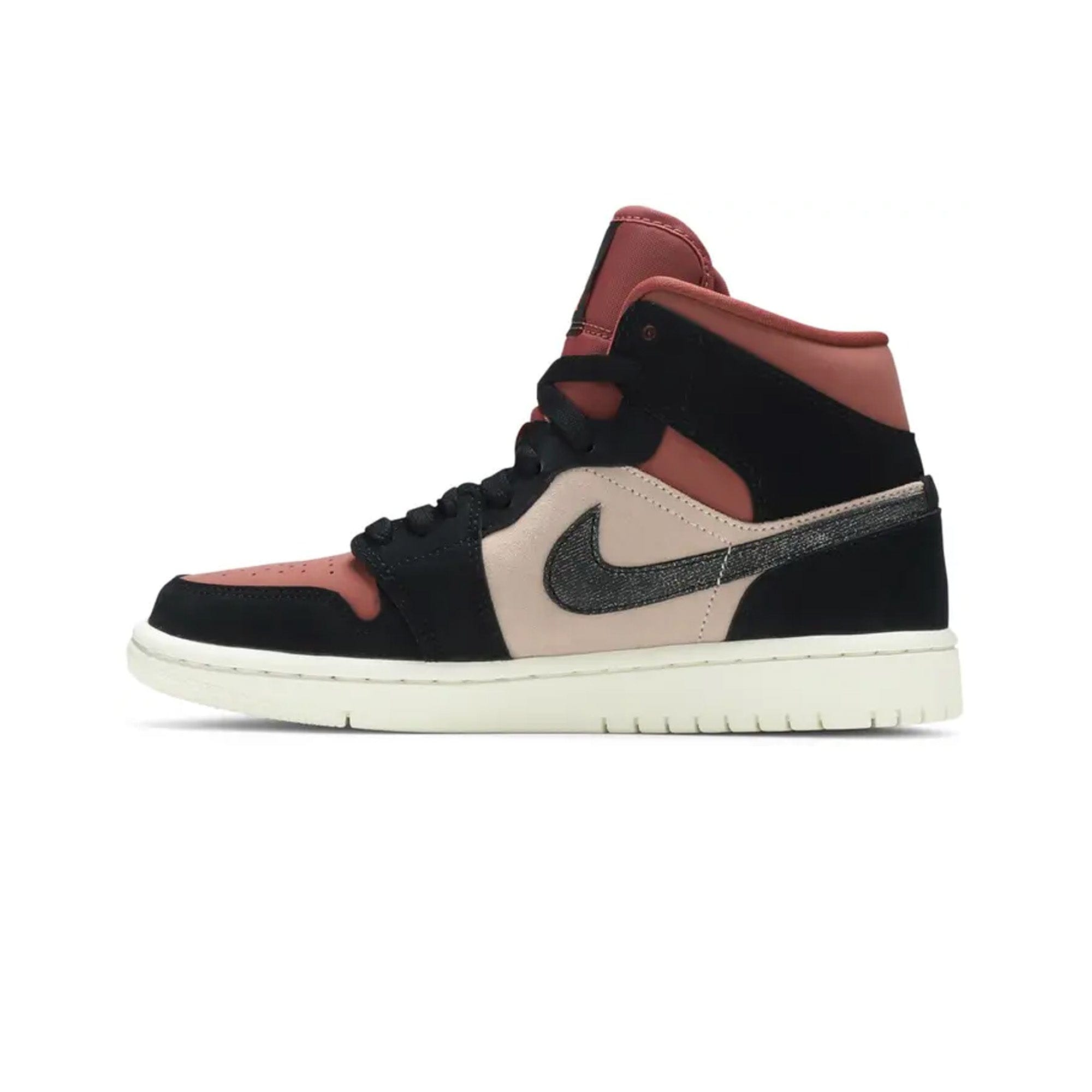 Air Jordan 1 Mid W Burgundy Dusty Pink