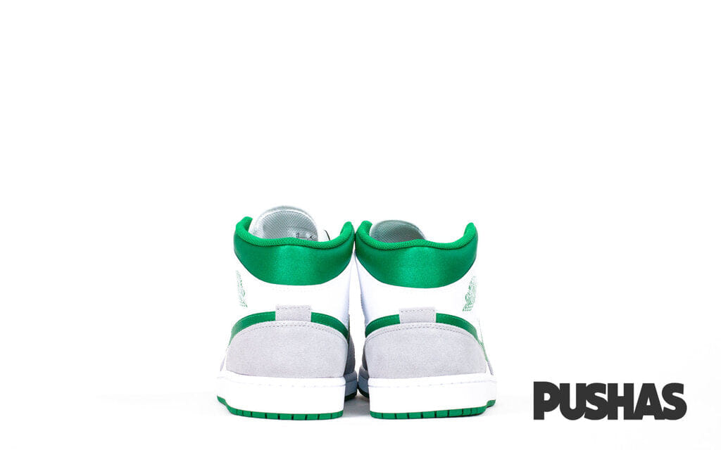 Air Jordan 1 Mid Grey Pine Green