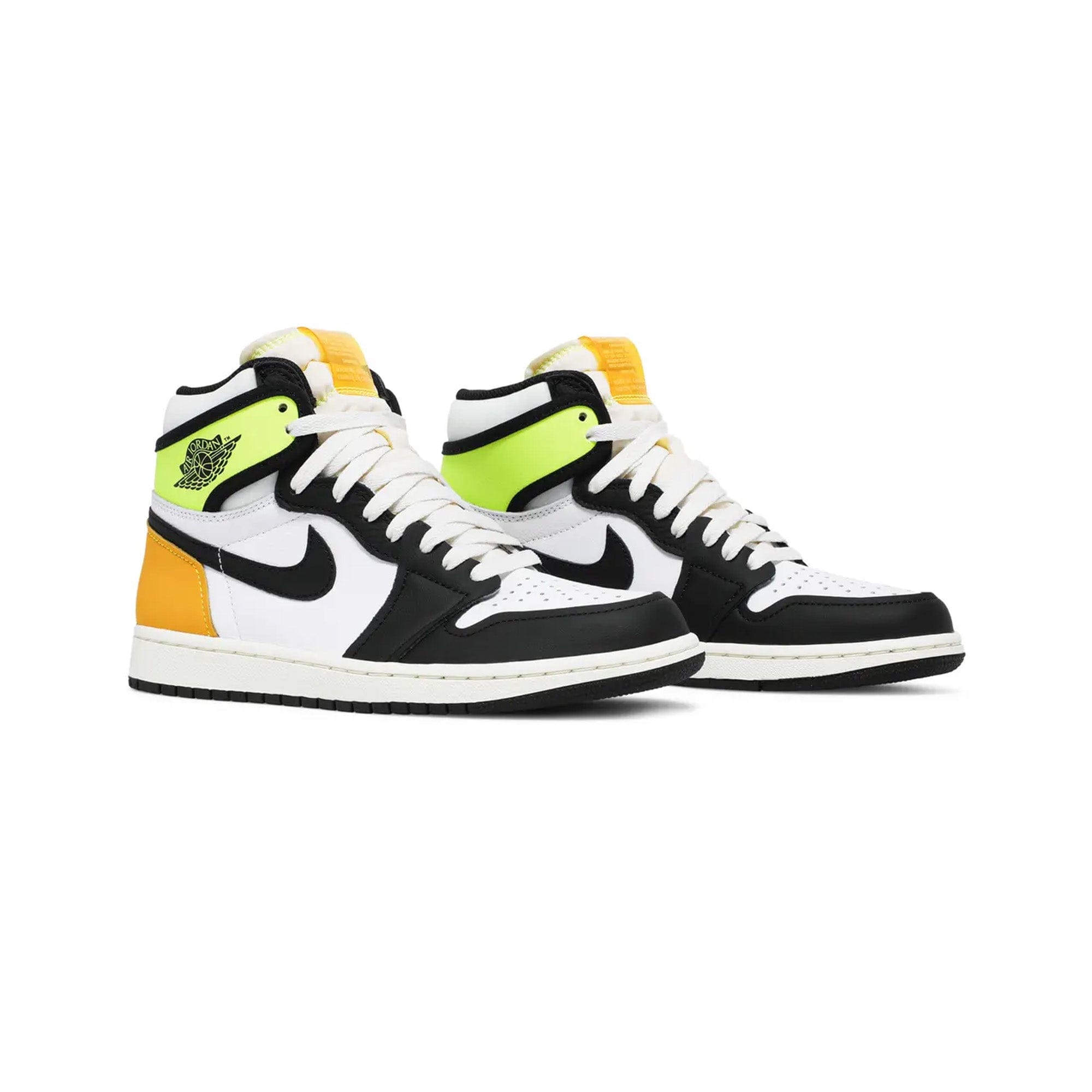 Air Jordan 1 Retro High White Black Volt University Gold (2021)