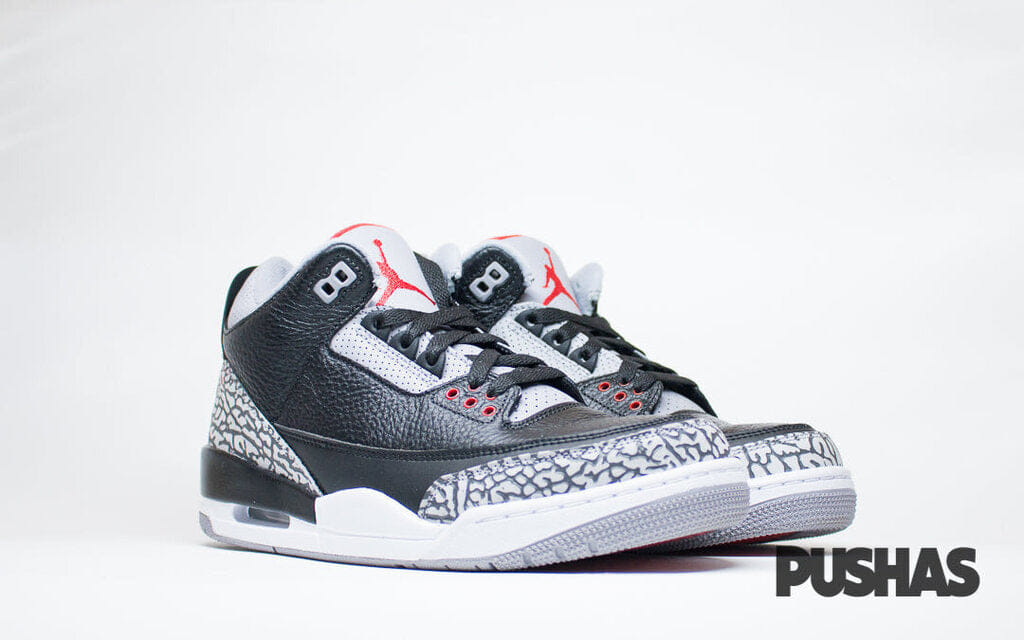 Air Jordan 3 Retro Cement 2018 - Black (New)