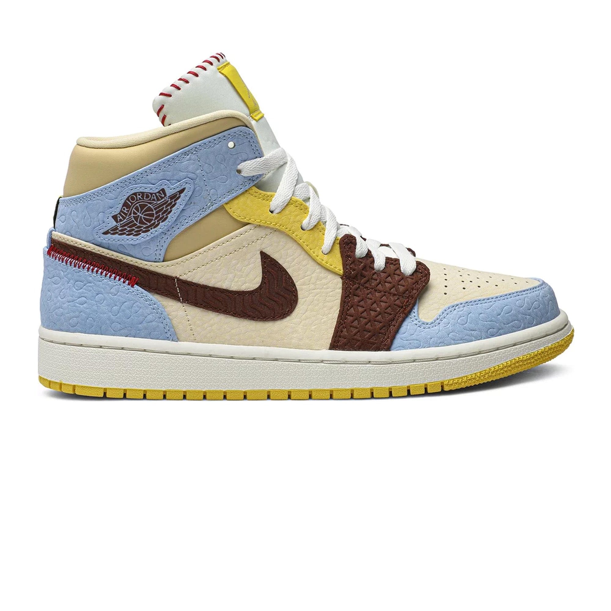 Air Jordan 1 Mid SE Fearless Maison Chateau Rouge (2019)