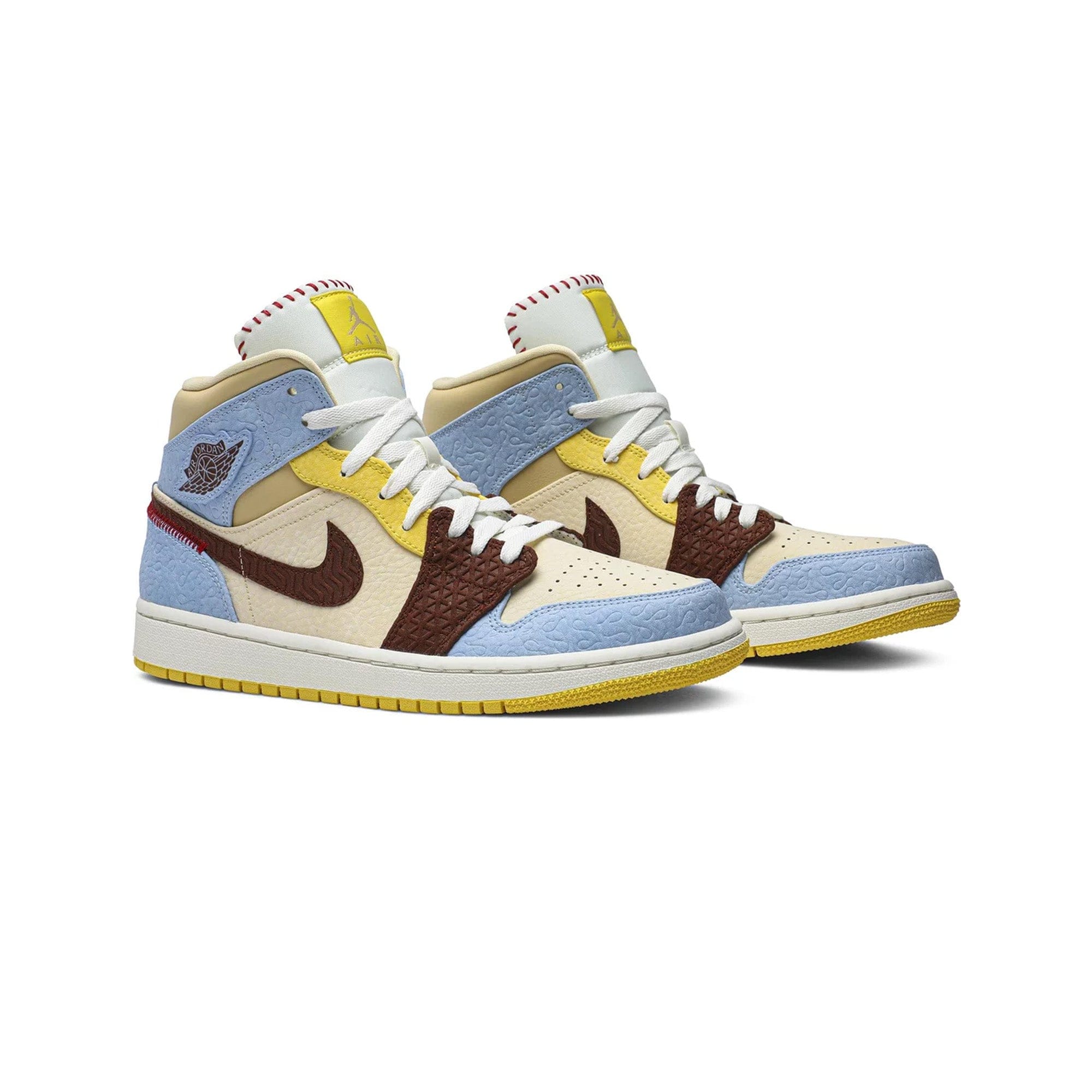 Air Jordan 1 Mid SE Fearless Maison Chateau Rouge (2019)
