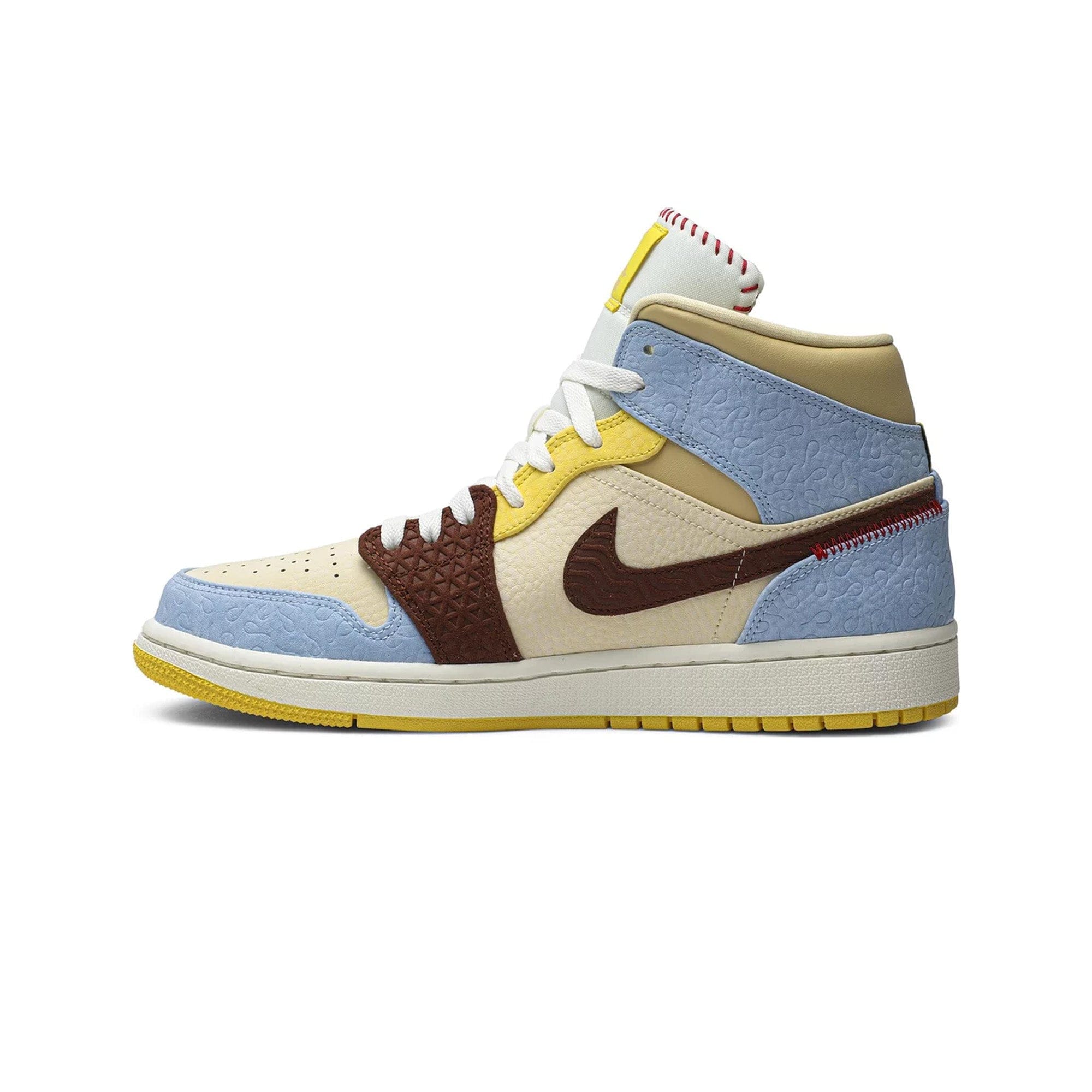 Air Jordan 1 Mid SE Fearless Maison Chateau Rouge (2019)