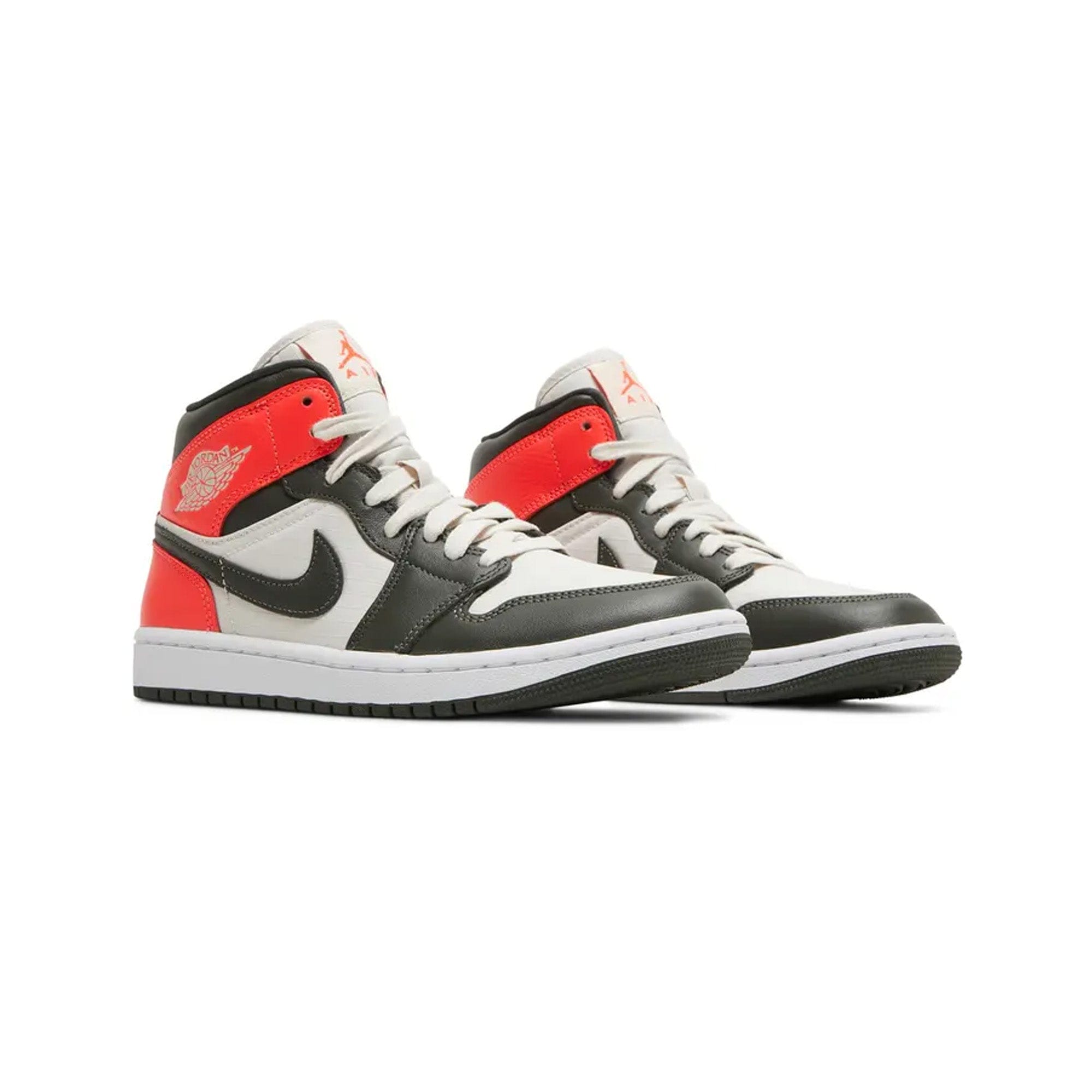 Air Jordan 1 Mid Newsprint Light Orewood Brown W (2022)