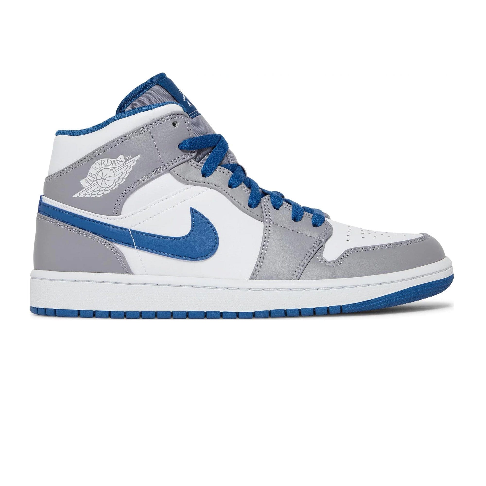 Air Jordan 1 Mid True Blue Cement GS (2022)