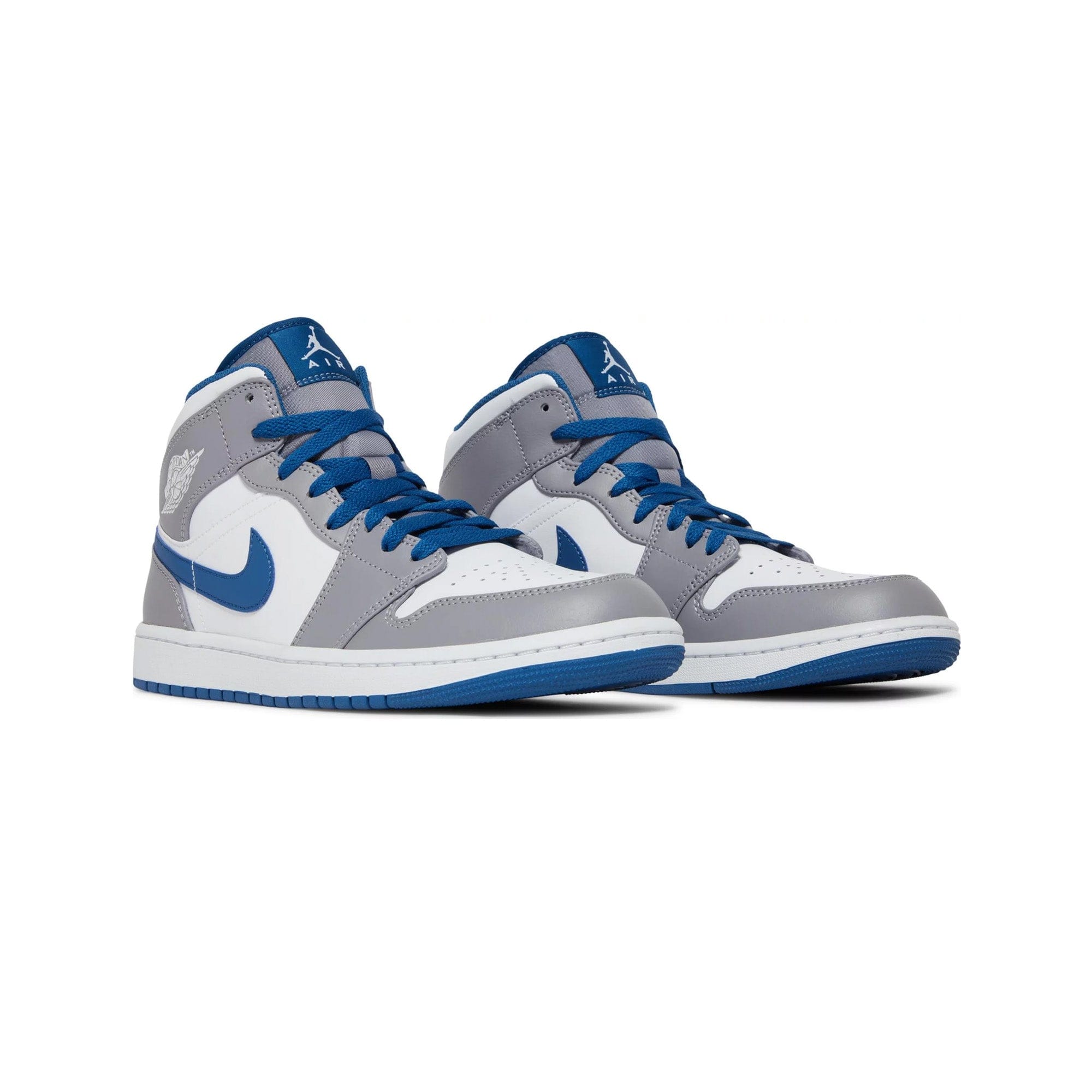 Air Jordan 1 Mid True Blue Cement GS (2022)