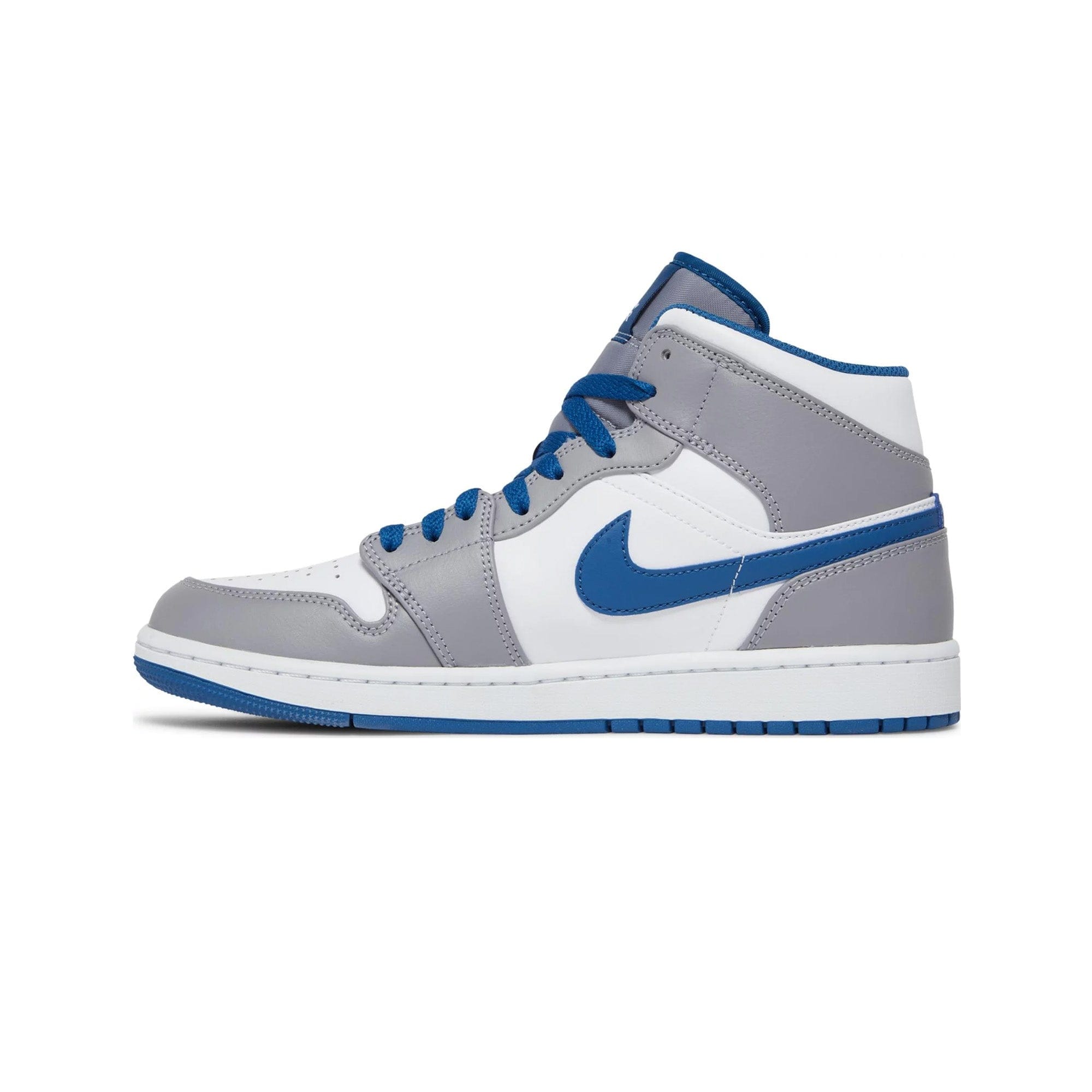 Air Jordan 1 Mid True Blue Cement GS (2022)