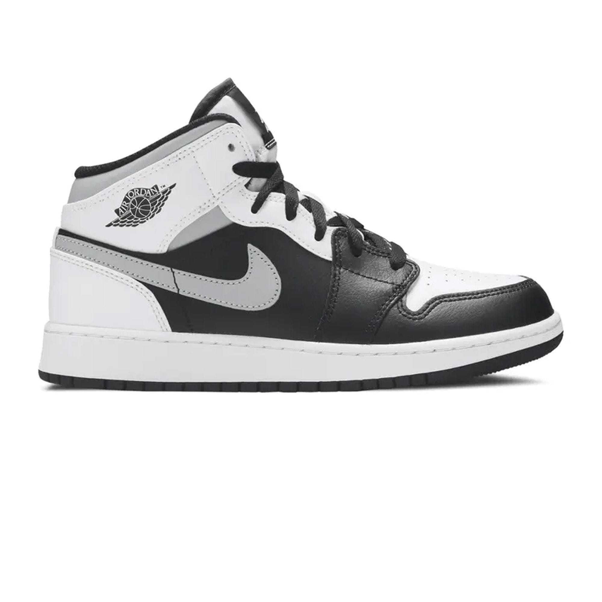 Air Jordan 1 Mid White Shadow GS