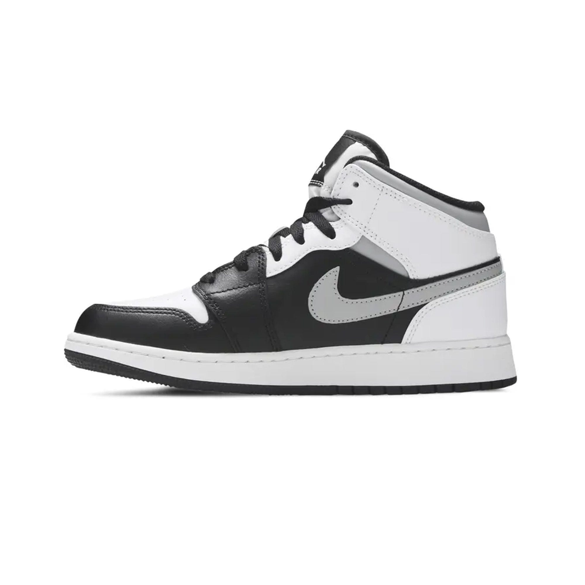 Air Jordan 1 Mid White Shadow GS