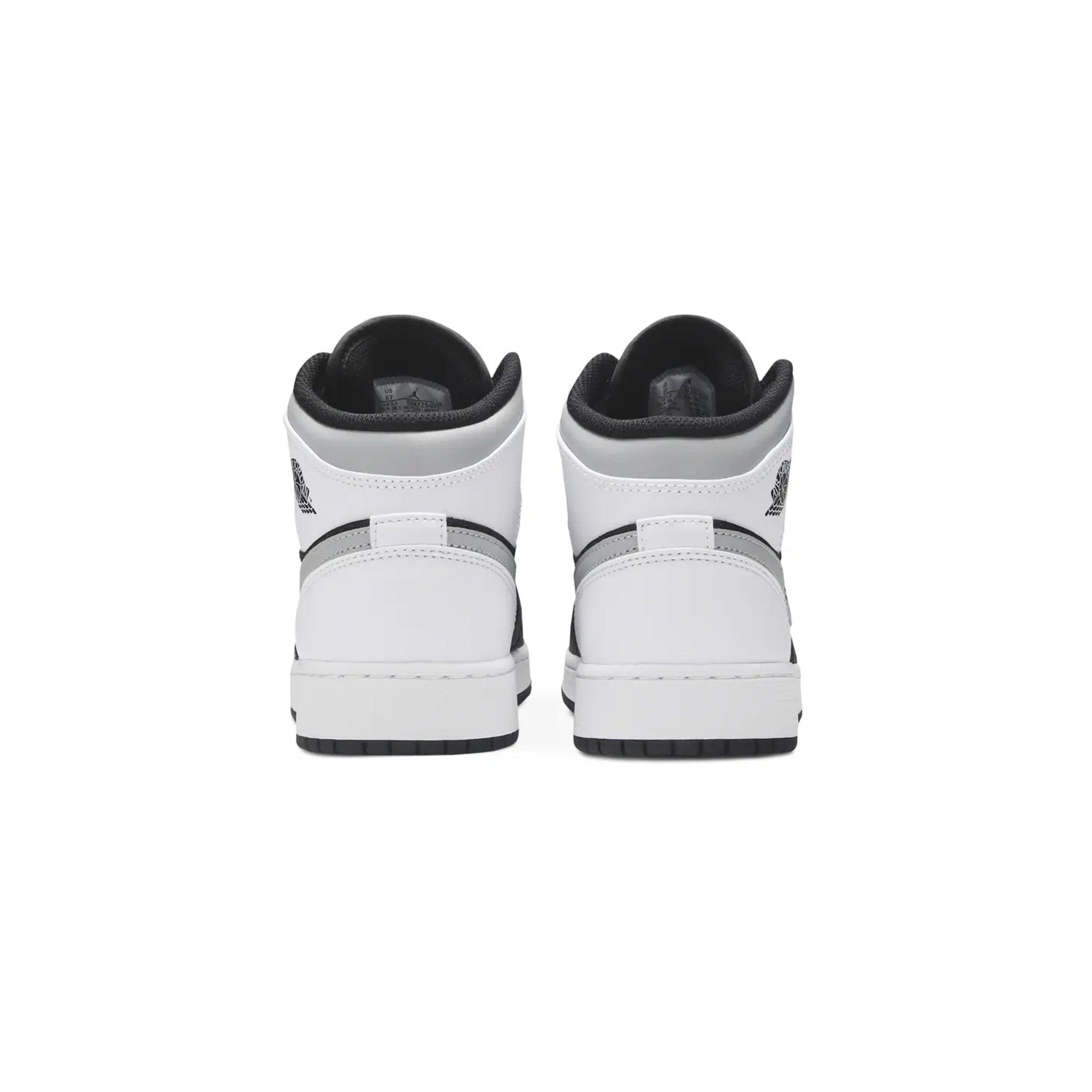 Air Jordan 1 Mid White Shadow GS