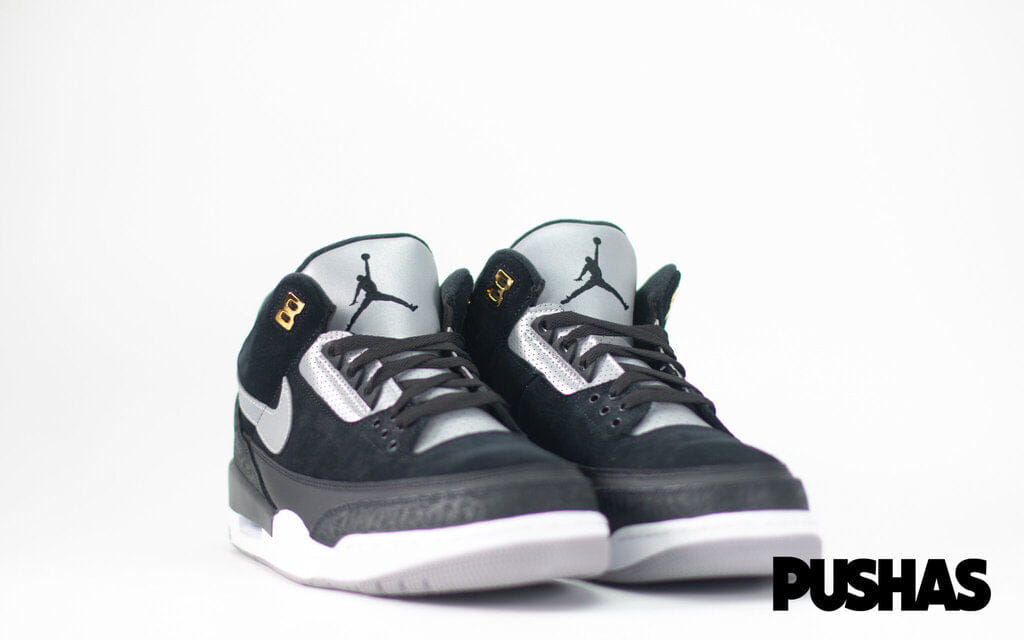 Air Jordan 3 Retro Tinker Black Cement Gold (2019)