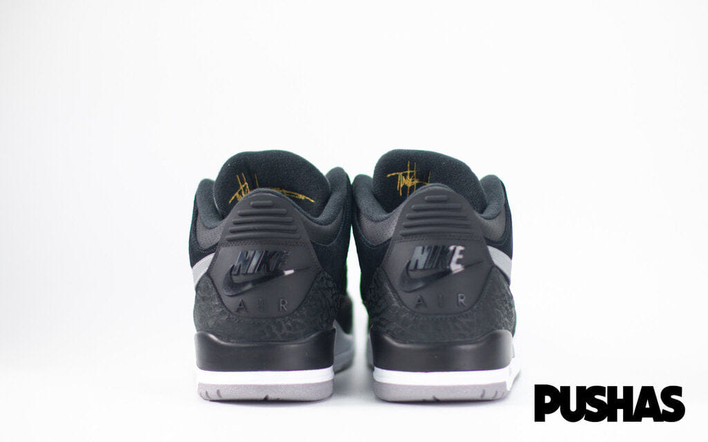 Air Jordan 3 Retro Tinker Black Cement Gold (2019)
