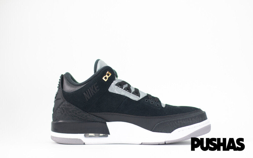 Air Jordan 3 Retro Tinker Black Cement Gold (2019)