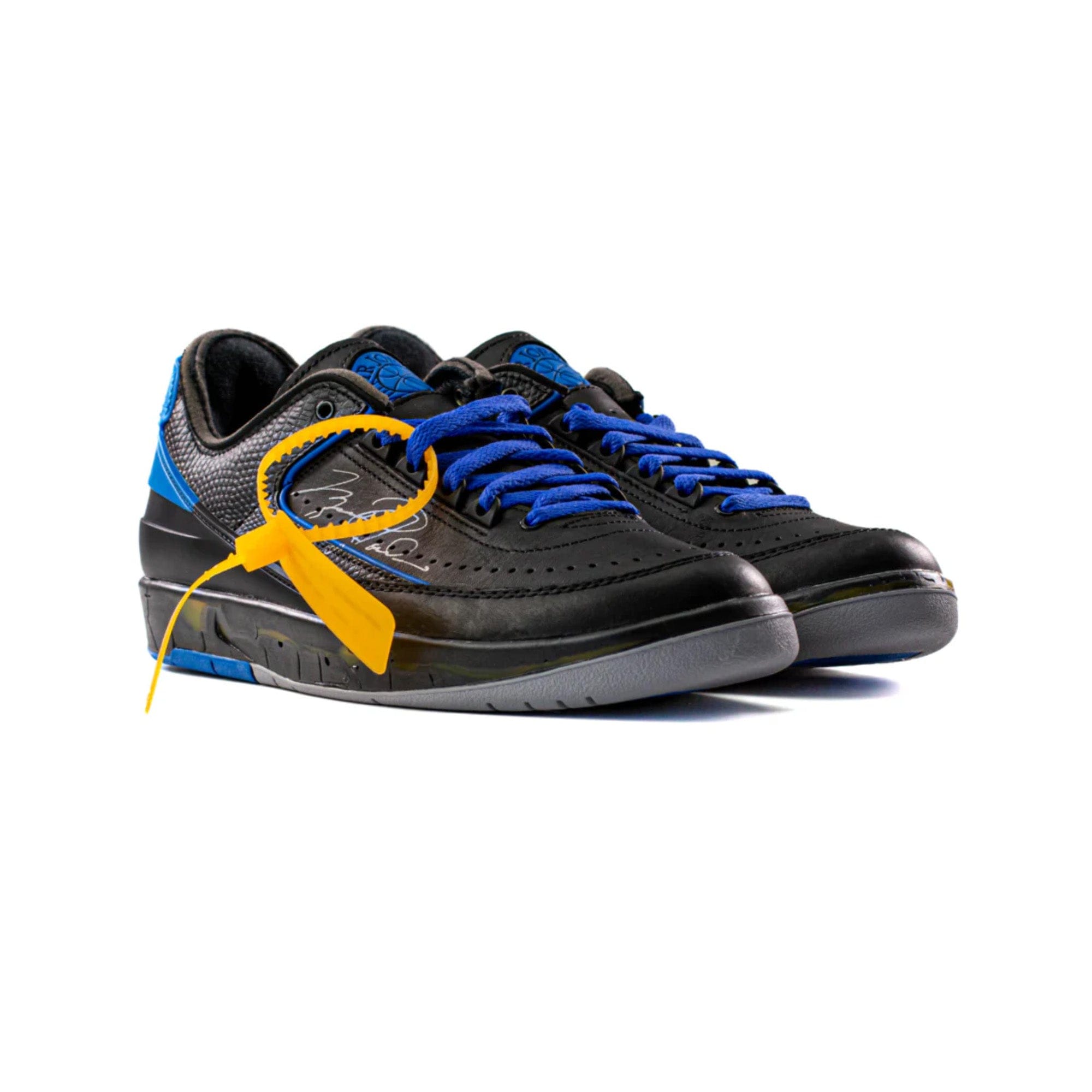 Air Jordan 2 Retro Low SP x Off - White Black Blue (2021)