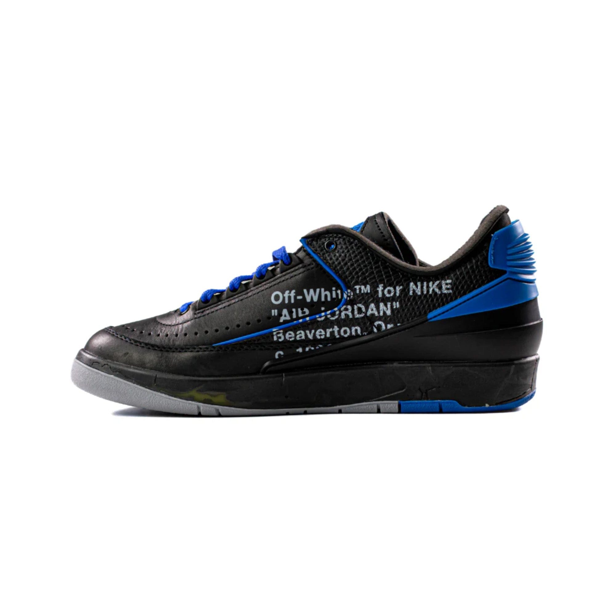 Air Jordan 2 Retro Low SP x Off - White Black Blue (2021)