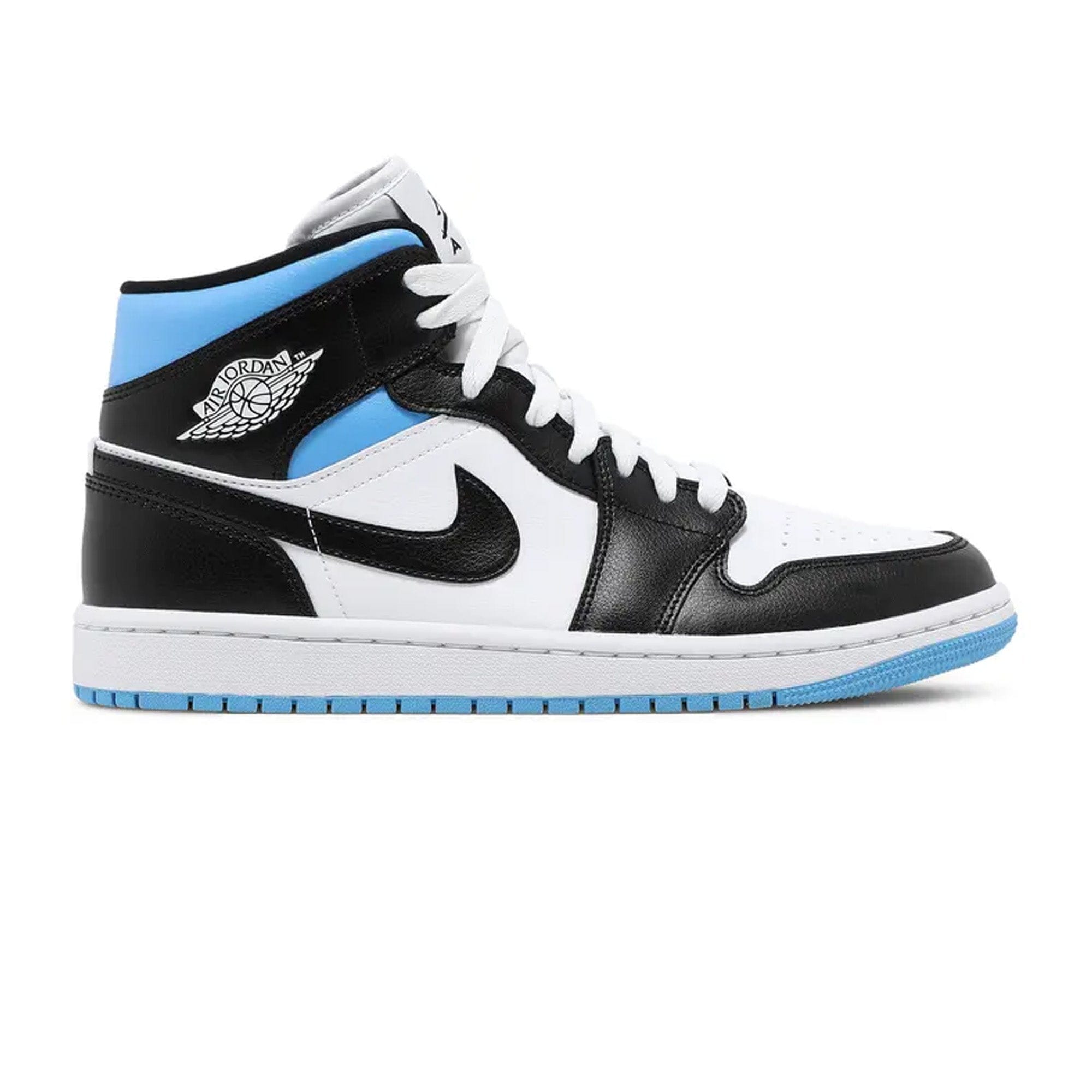 Air Jordan 1 Mid University Black White W