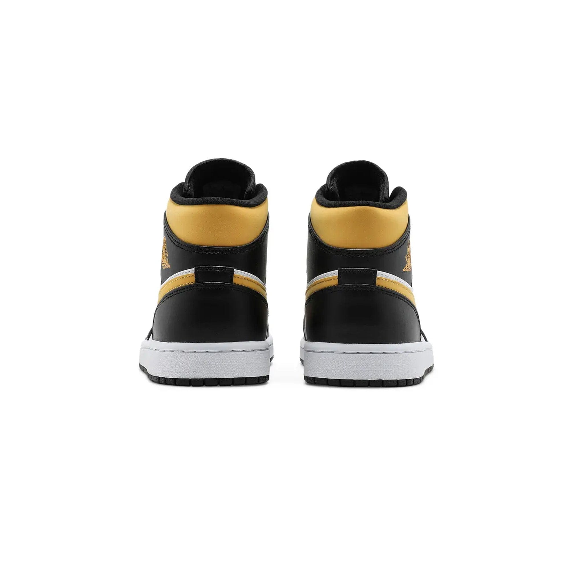 Air Jordan 1 Mid White Pollen Black