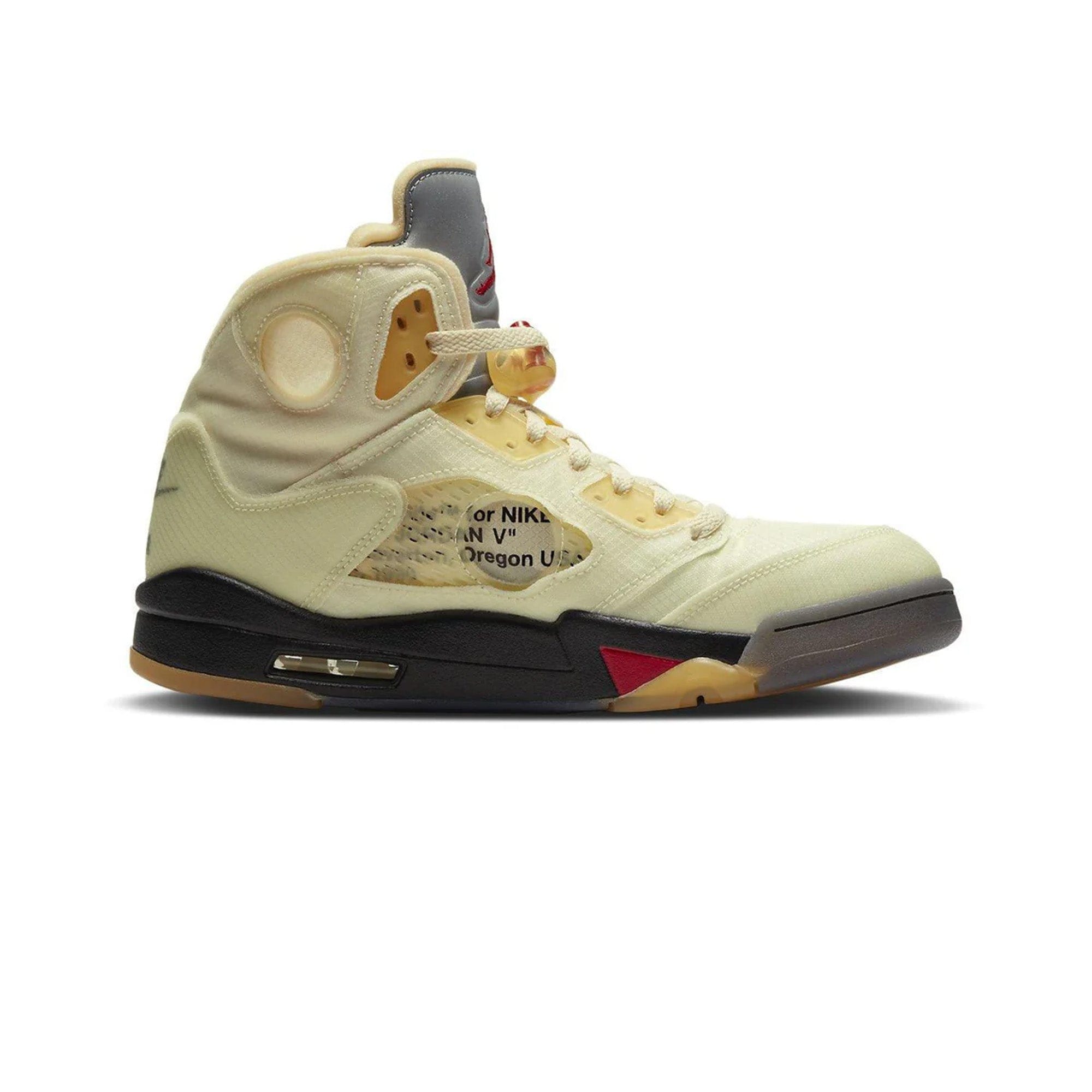 Air Jordan 5 x Off - White Sail
