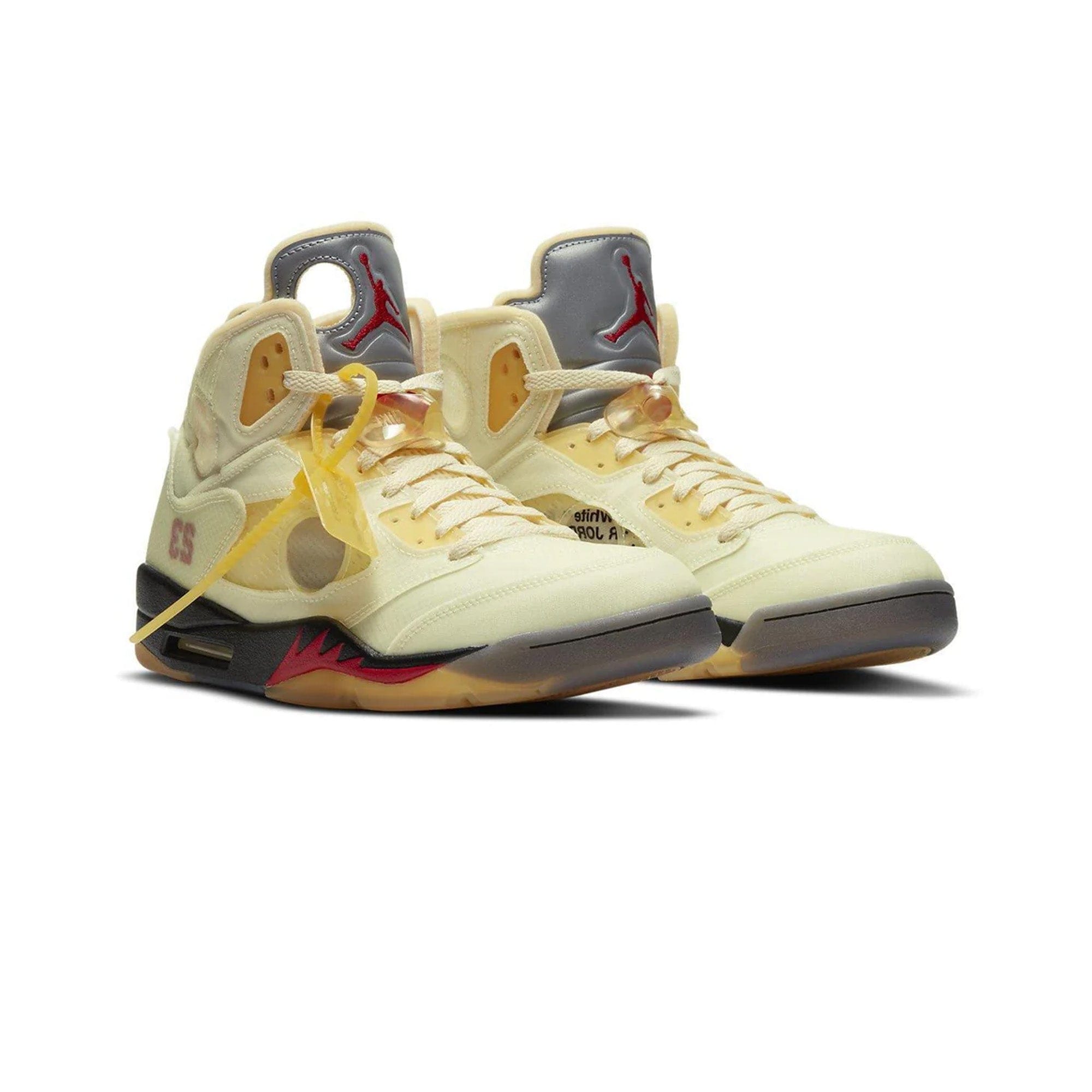 Air Jordan 5 x Off - White Sail