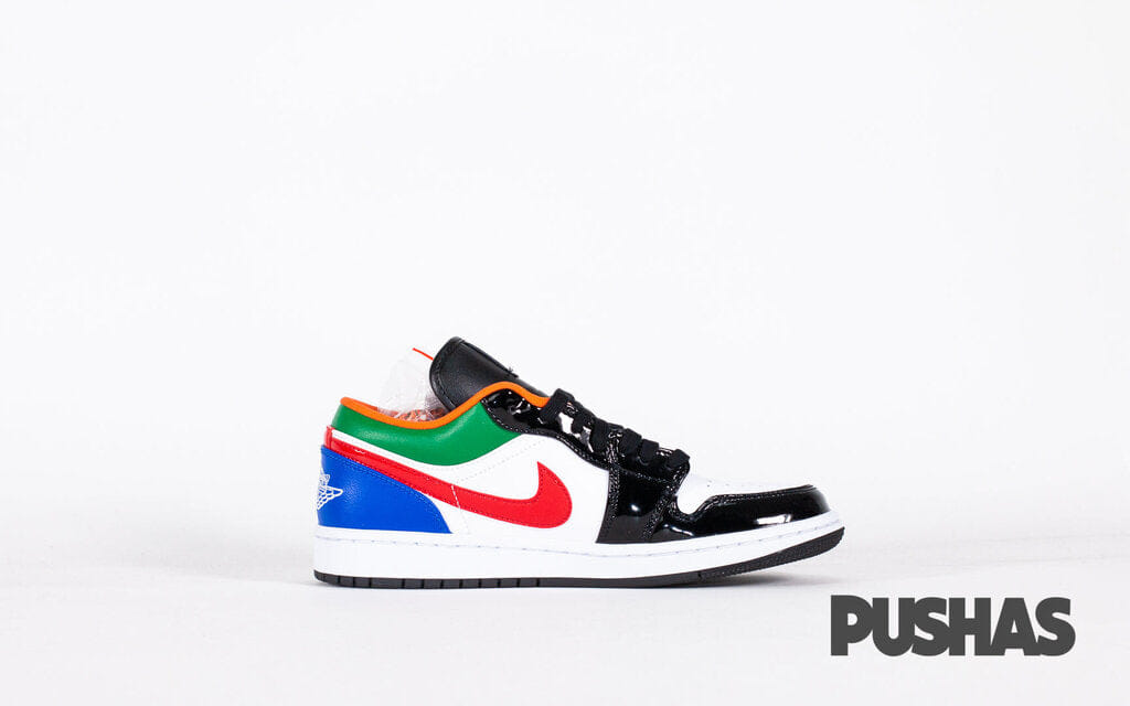 Air Jordan 1 Low W Multi - Color Black Toe