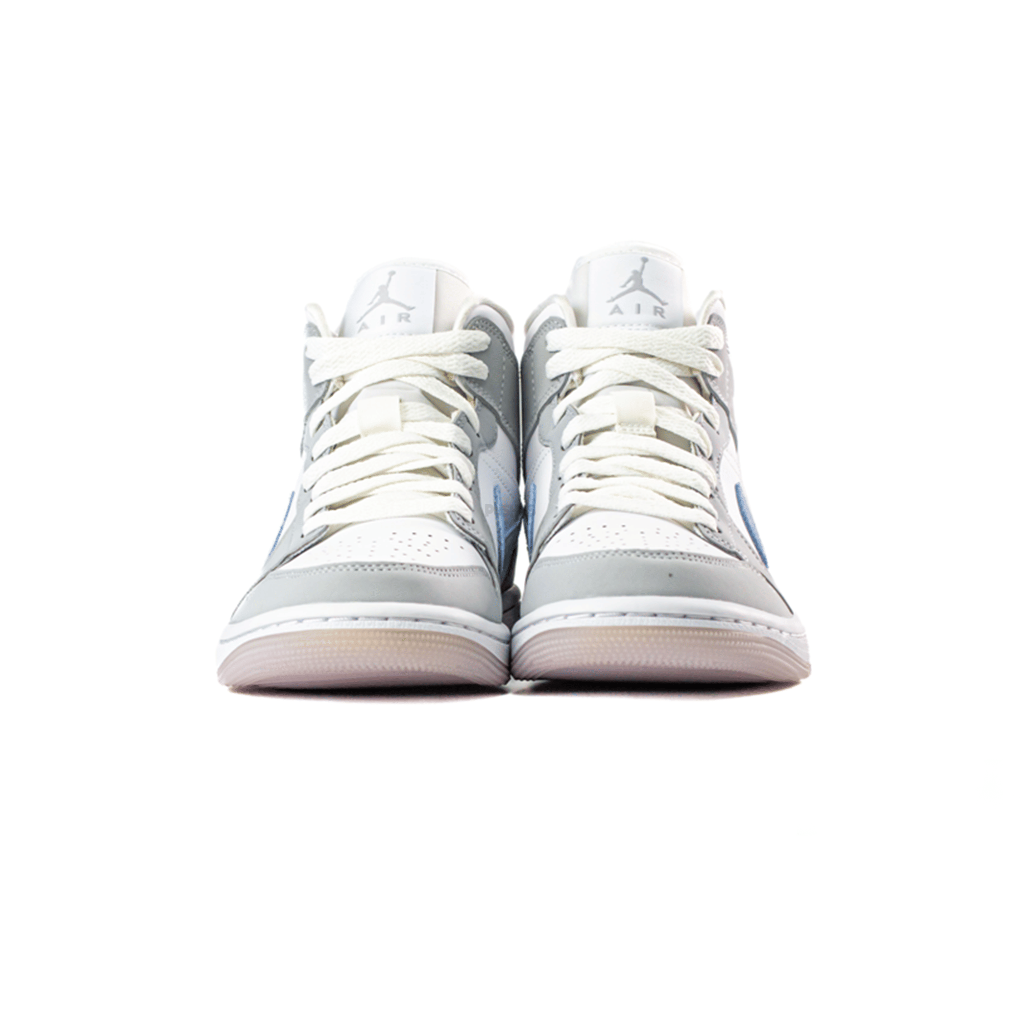 Air Jordan 1 Mid Grey Blue Wolf Grey Women's (2021)