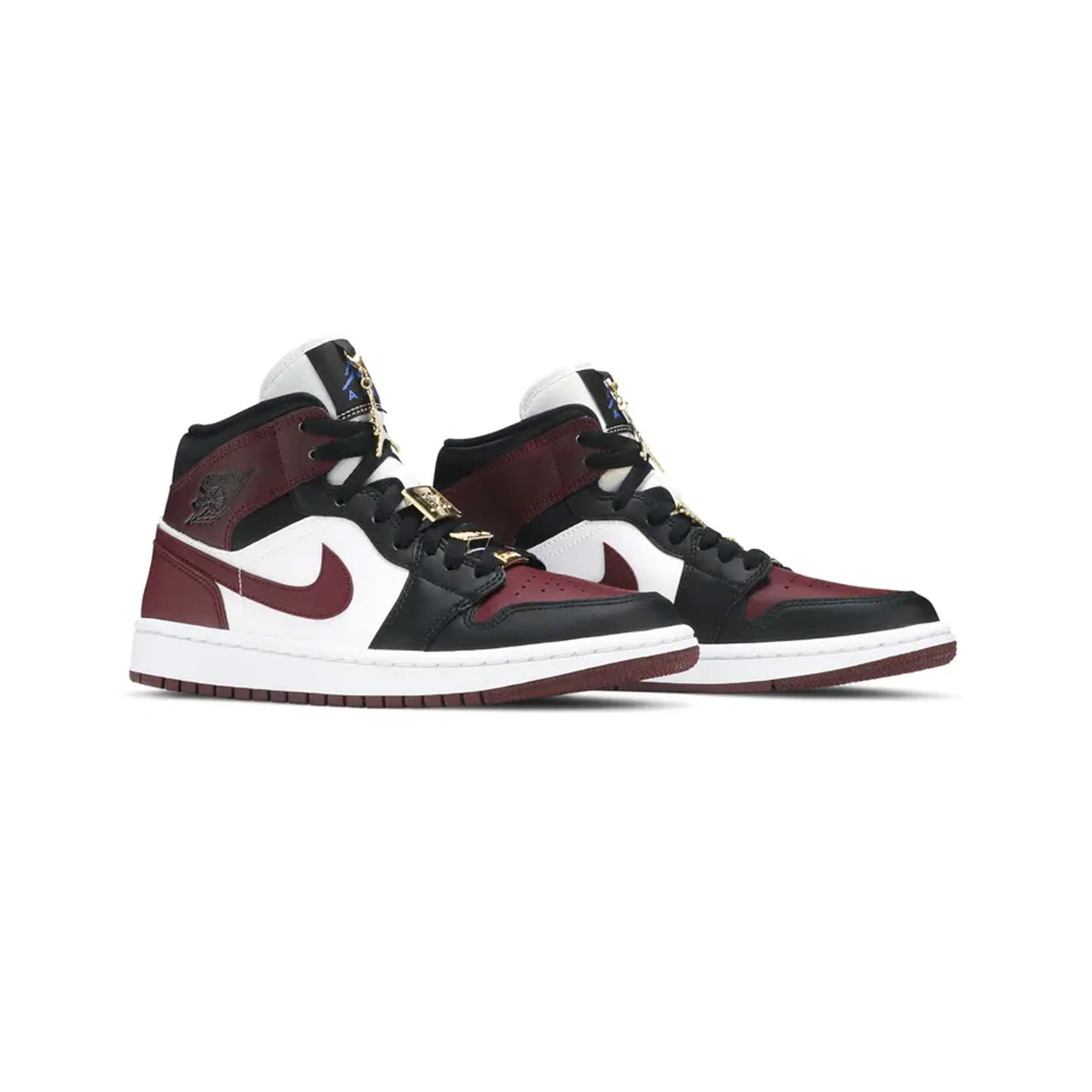 Air Jordan 1 Mid W SE Black Dark Beetroot
