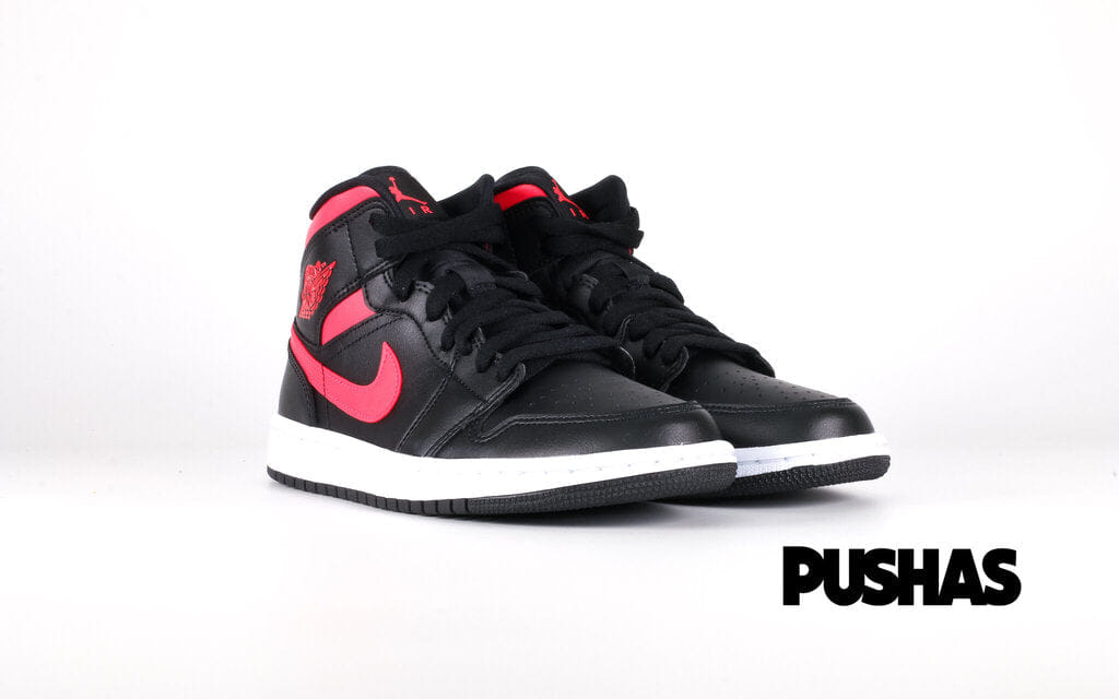 Air Jordan 1 Mid Black Siren Red W (2022)
